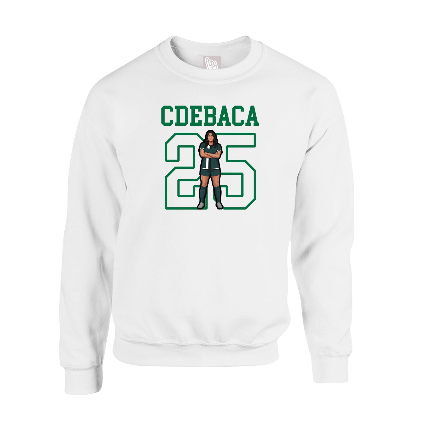 Fleece Crew — Shirsey in White