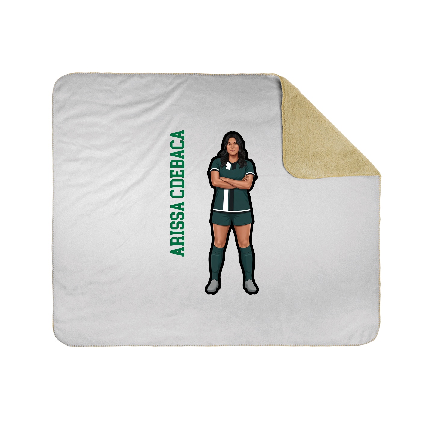 50x60 Sherpa Lined Throw Blanket