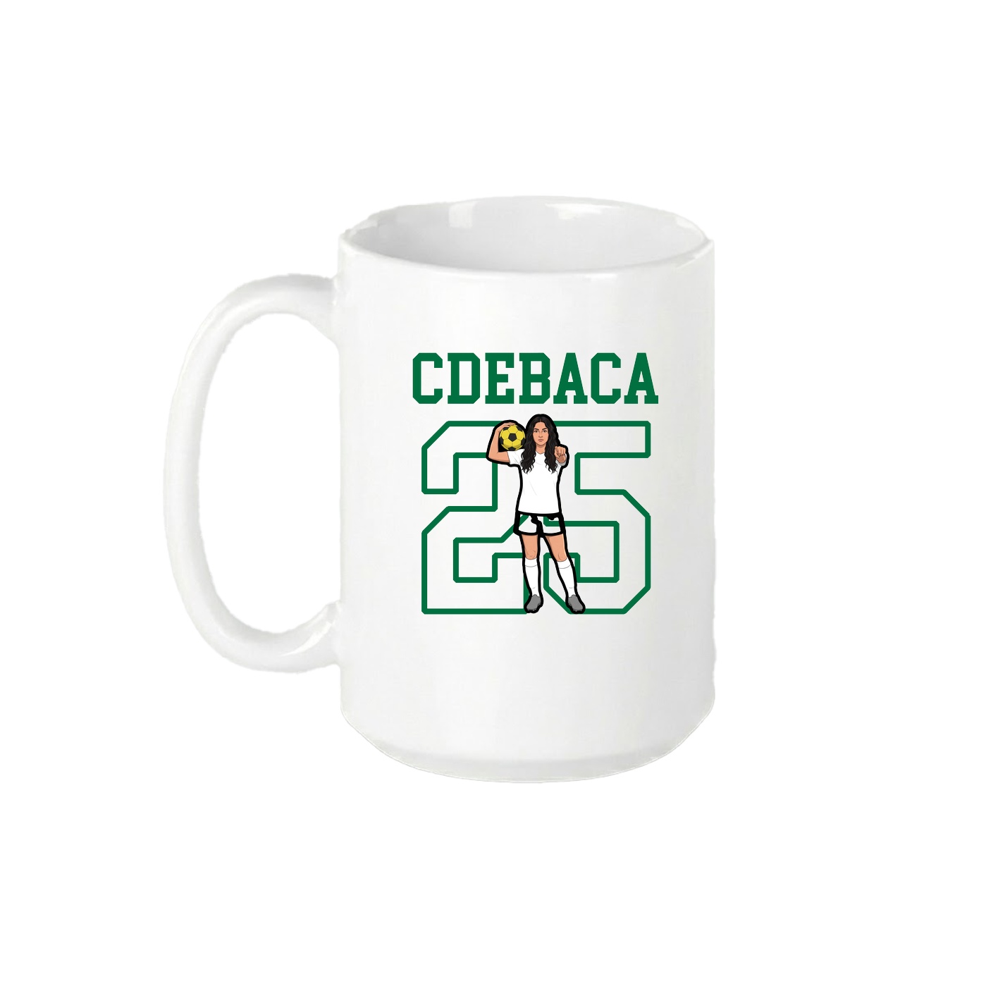 15oz Coffee Mug — Shirsey in White