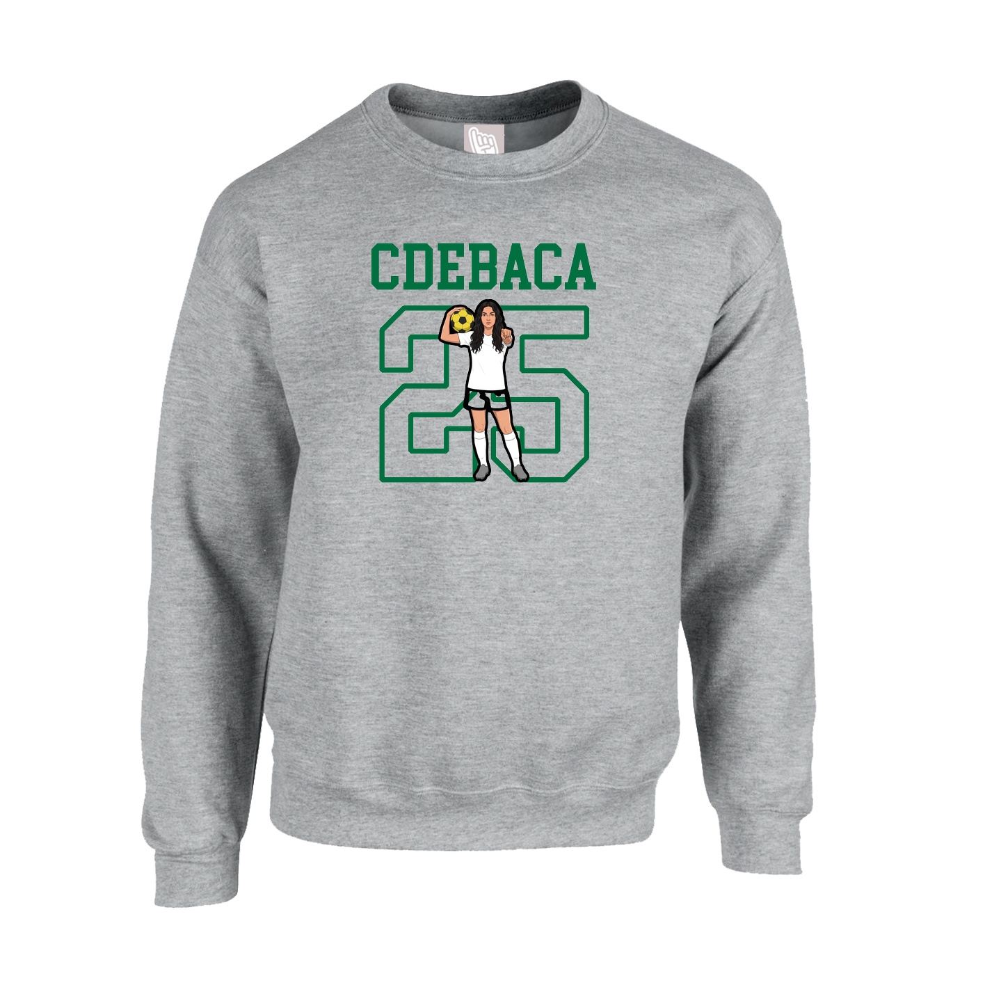 Fleece Crew — Shirsey in Grey