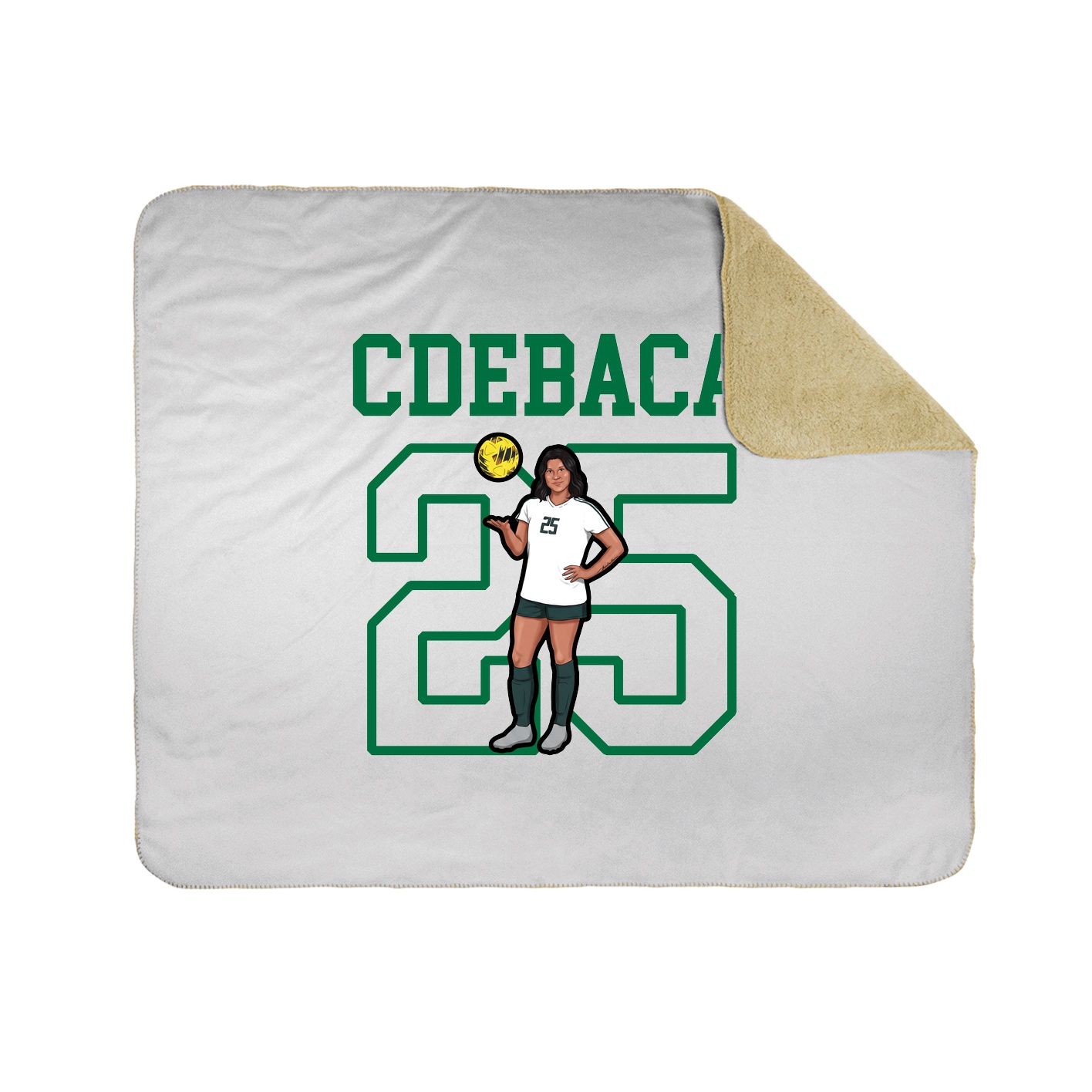 Throw Blanket — Shirsey in White