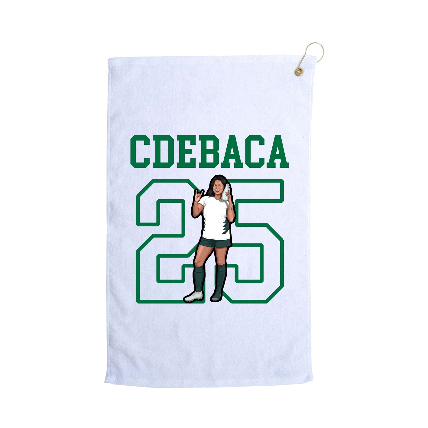 Golf Towel — Shirsey in White