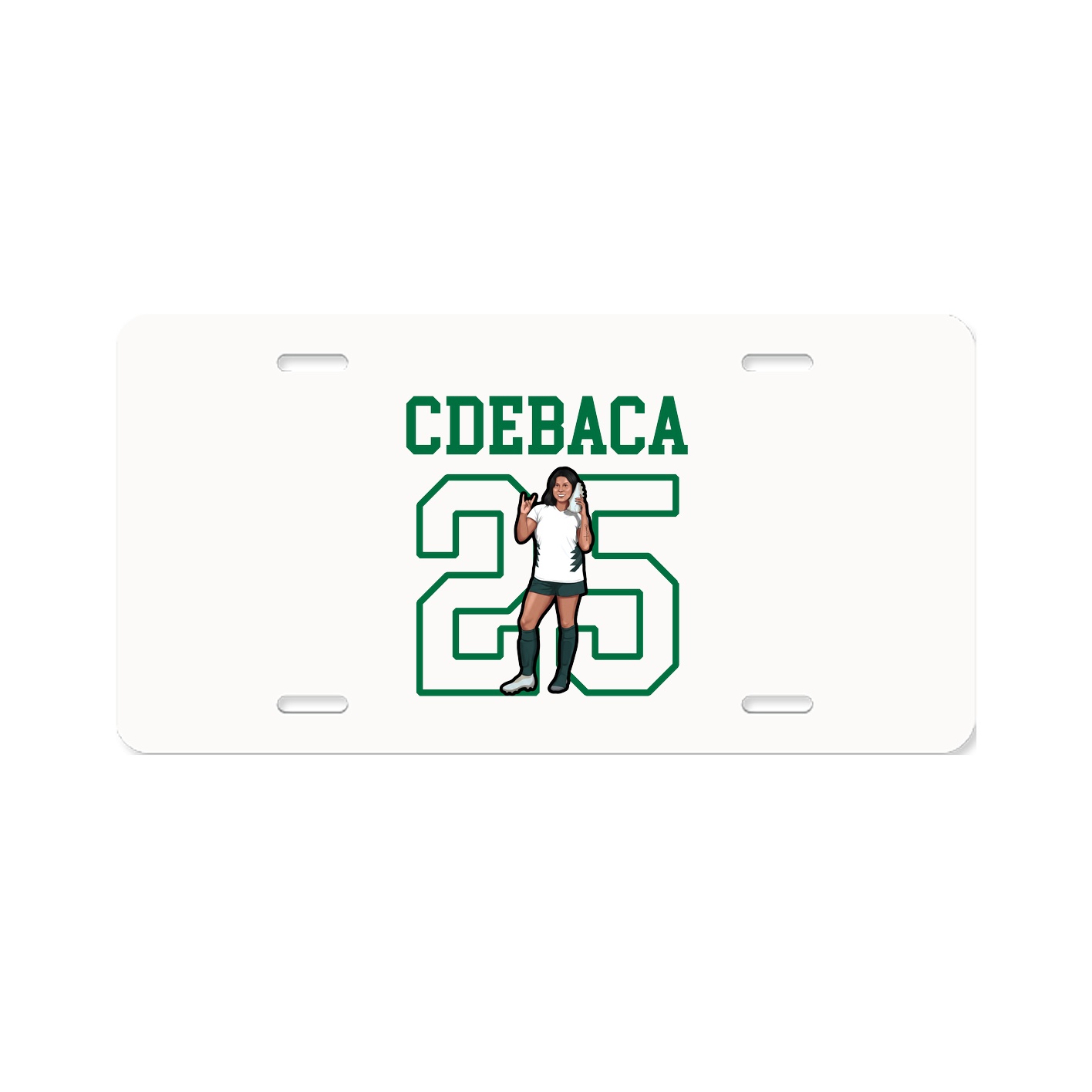 License Plate — Shirsey in Classic
