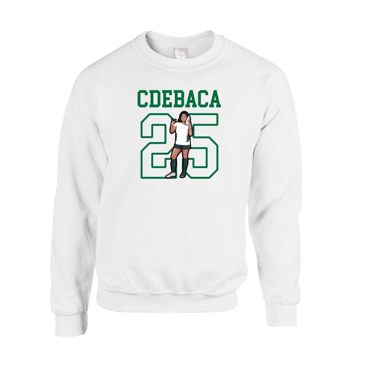 Fleece Crew — Shirsey in White