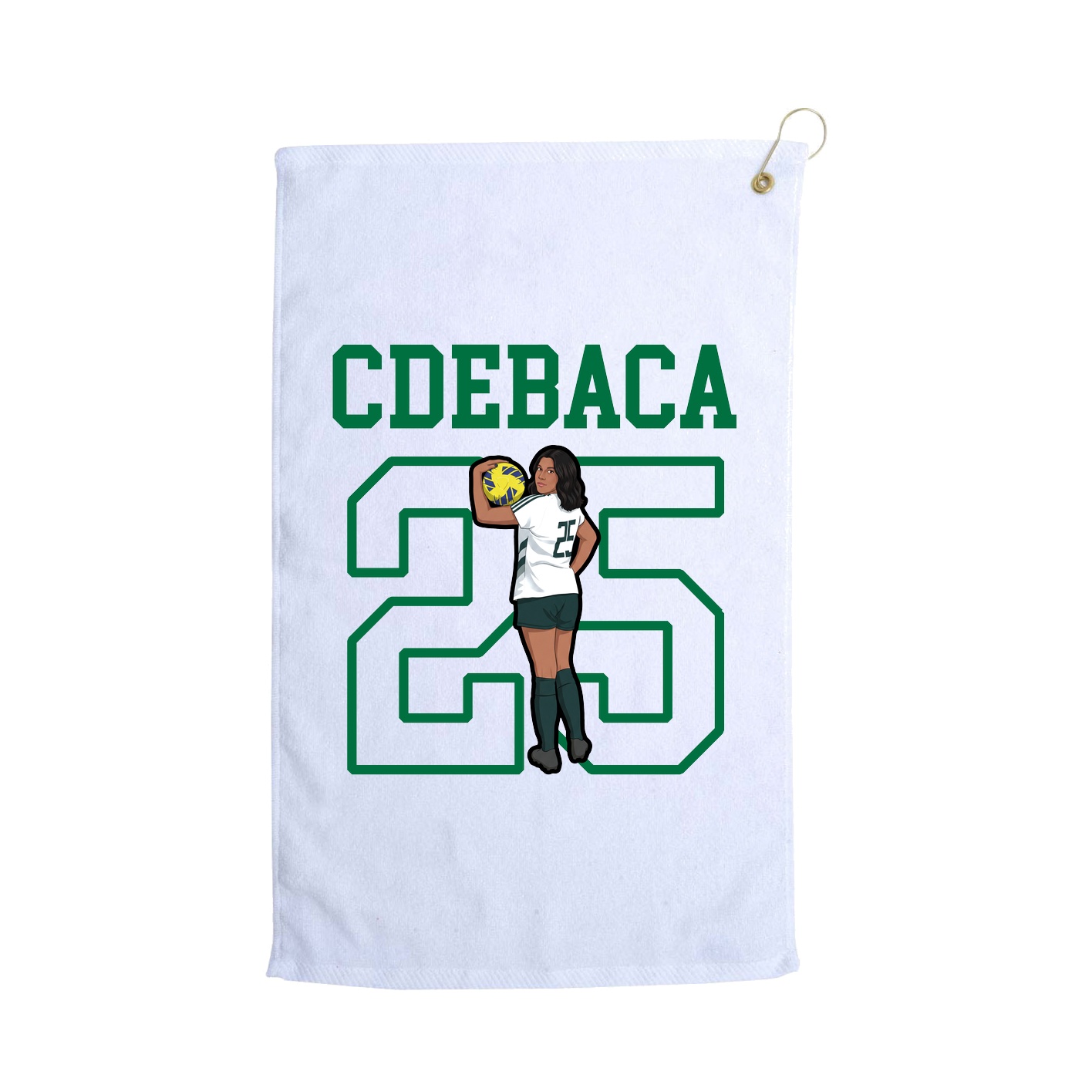 Golf Towel — Shirsey in White