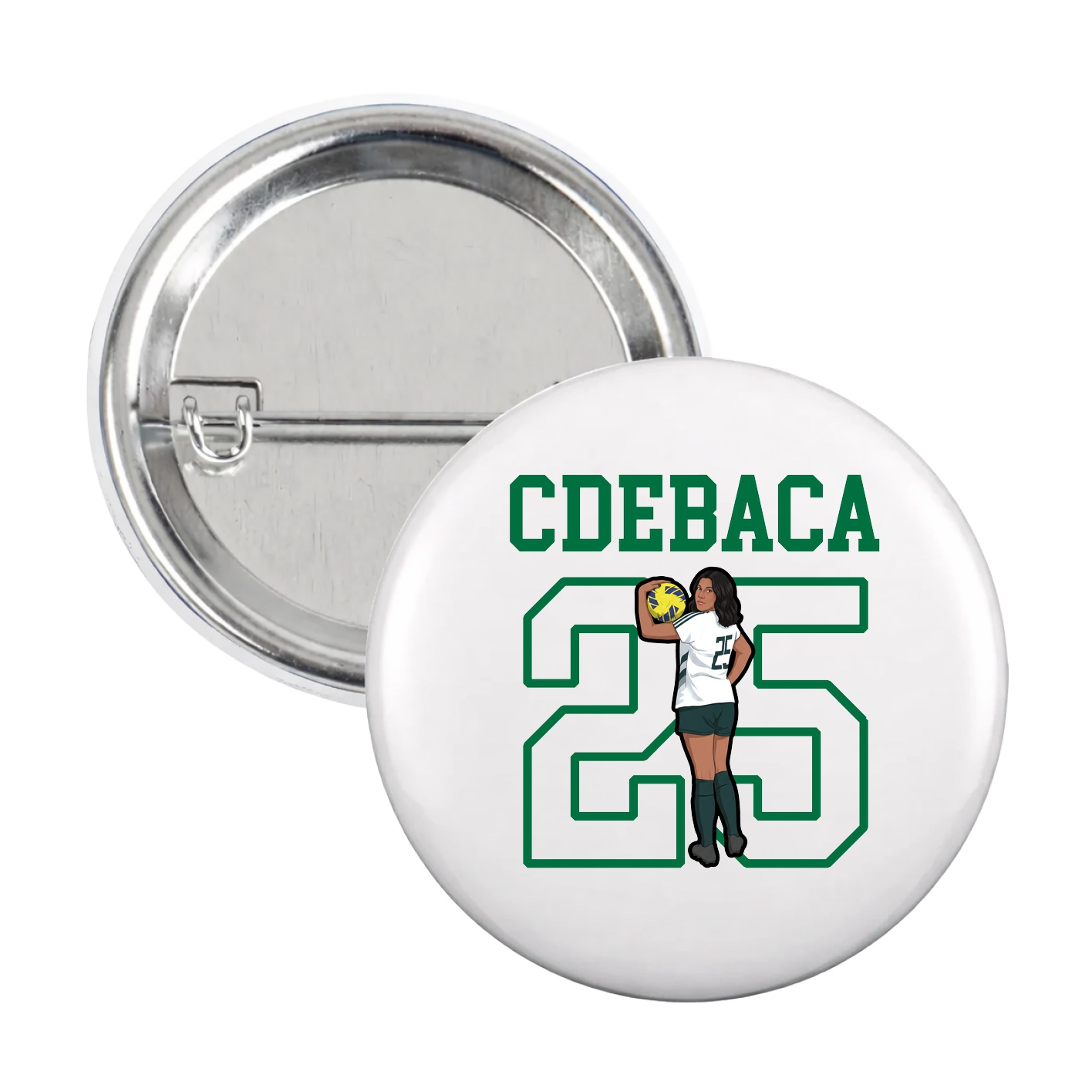 Game Day Button — Shirsey in White