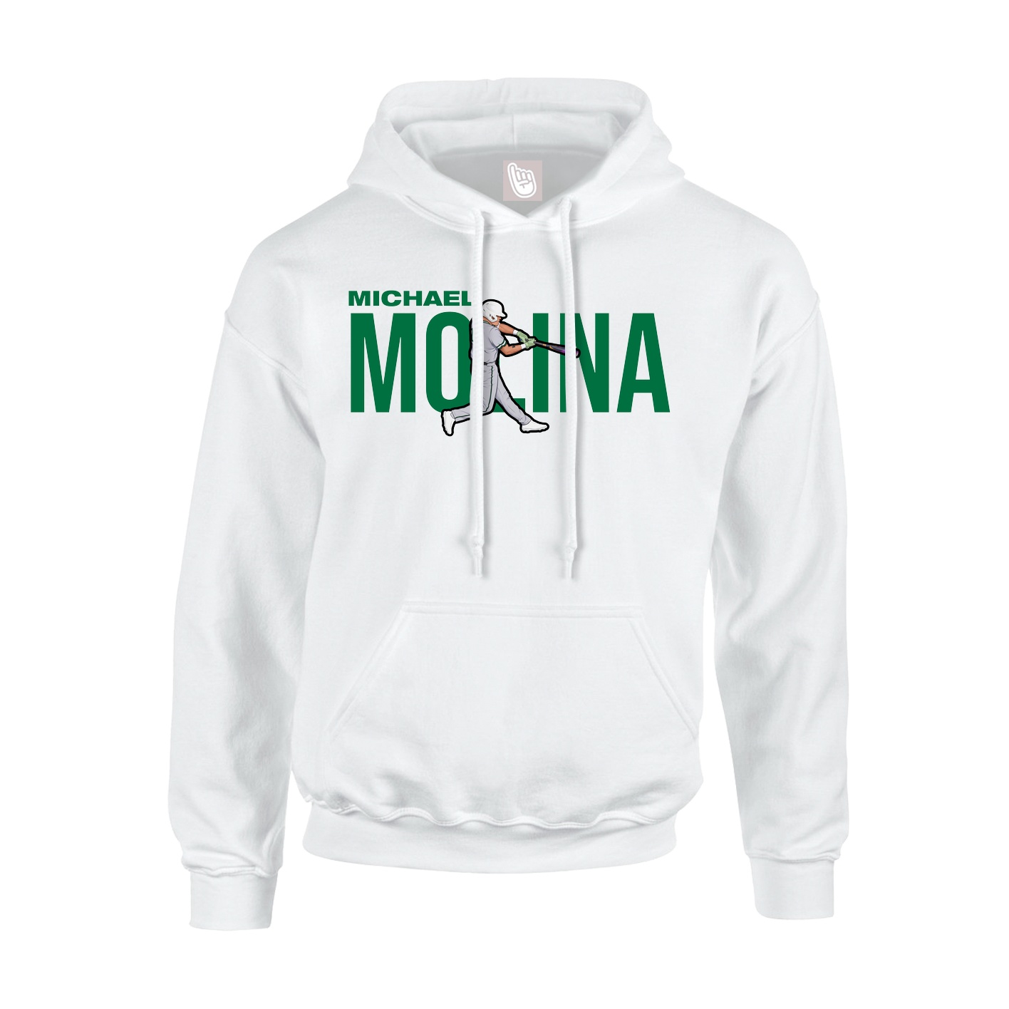Hoodie — Player Name in White
