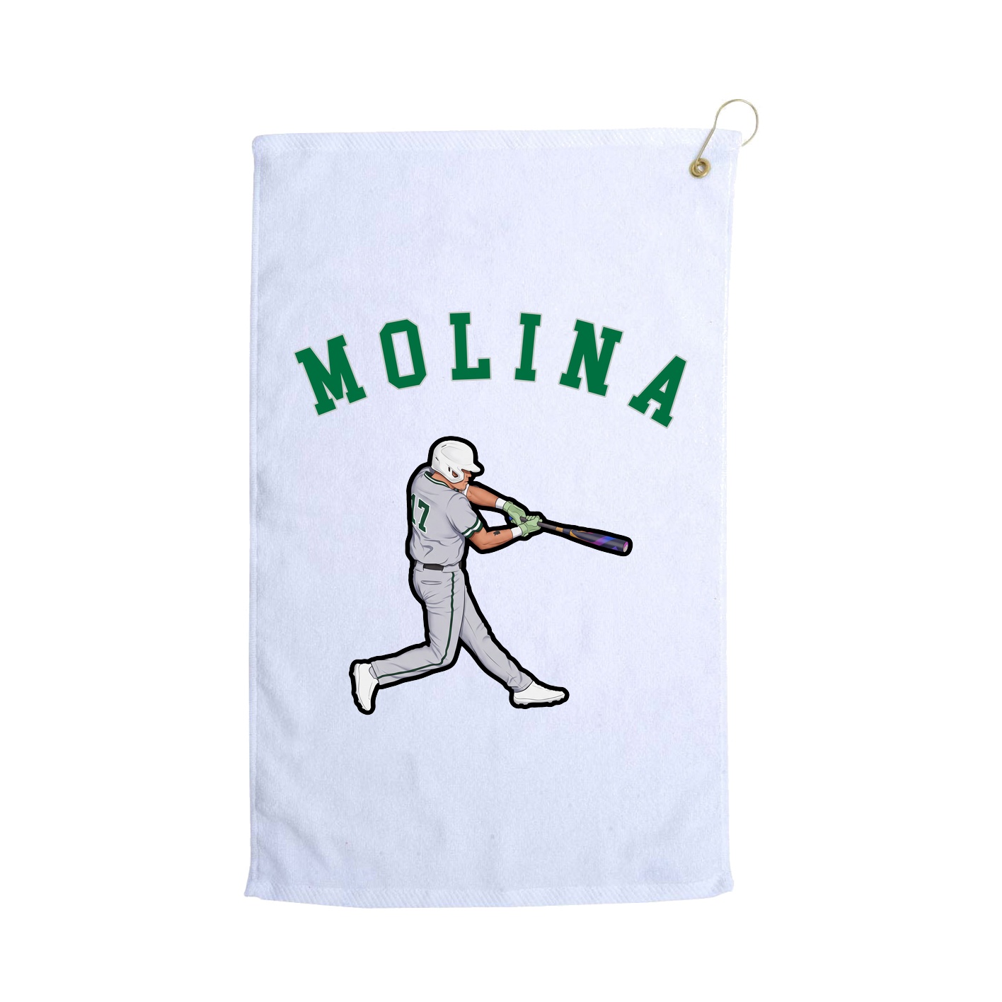 Golf Towel — Shirsey Arch in White