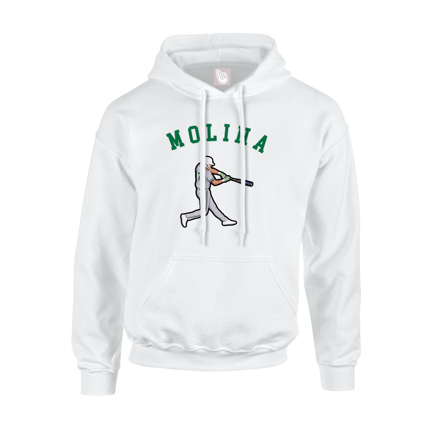Hoodie — Shirsey Arch in White