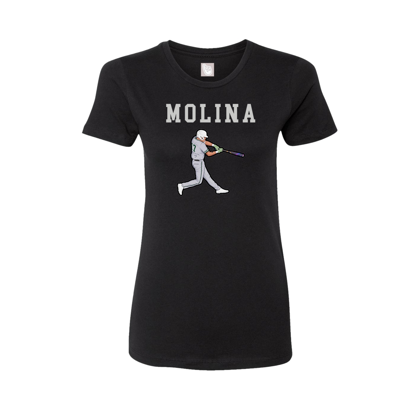 Fitted Women's Tee — Shirsey in Black