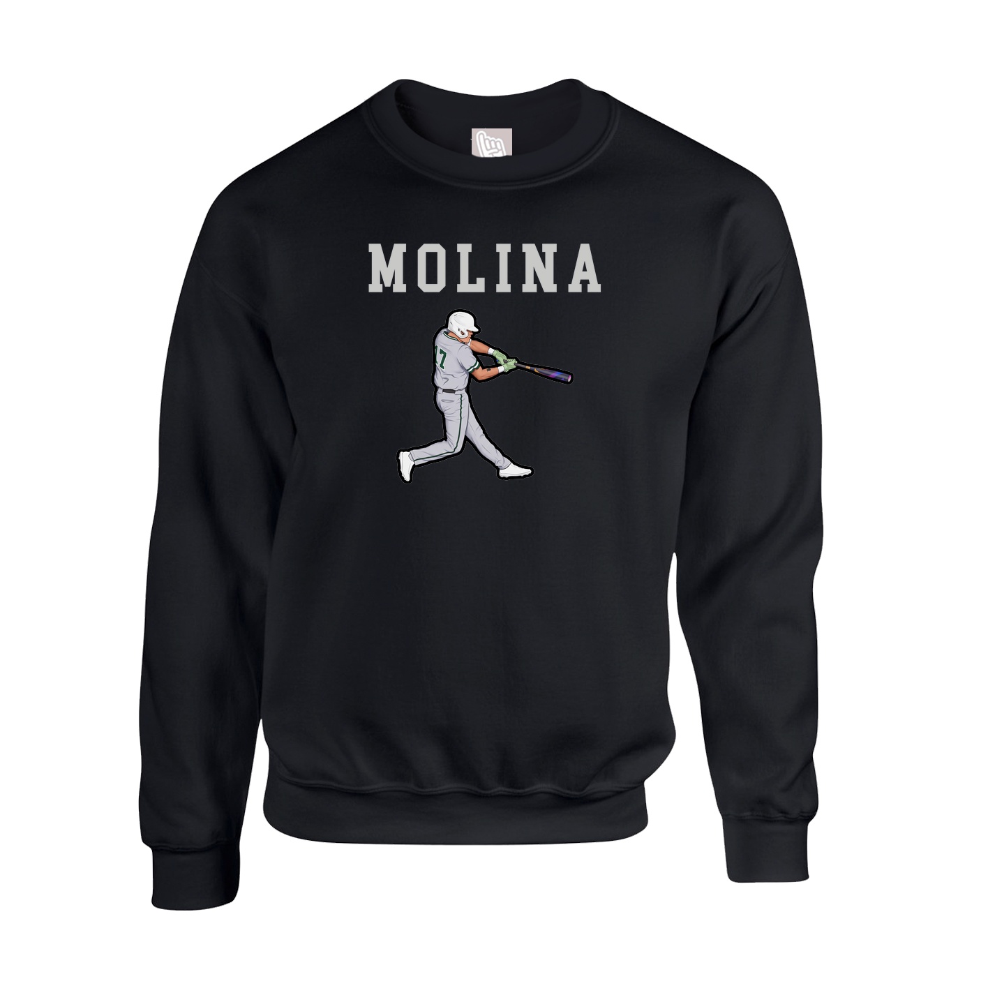 Fleece Crew — Shirsey in Black