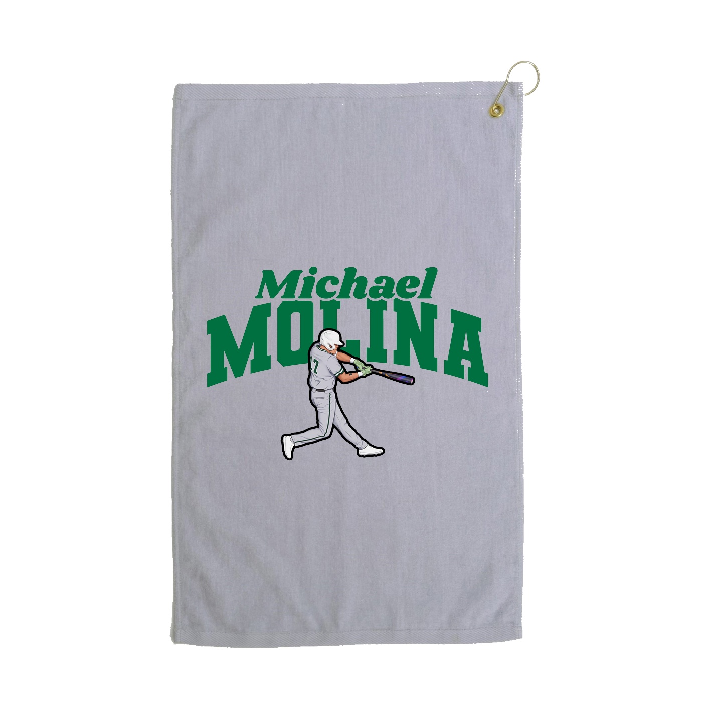 Golf Towel — Signature Arch in Grey