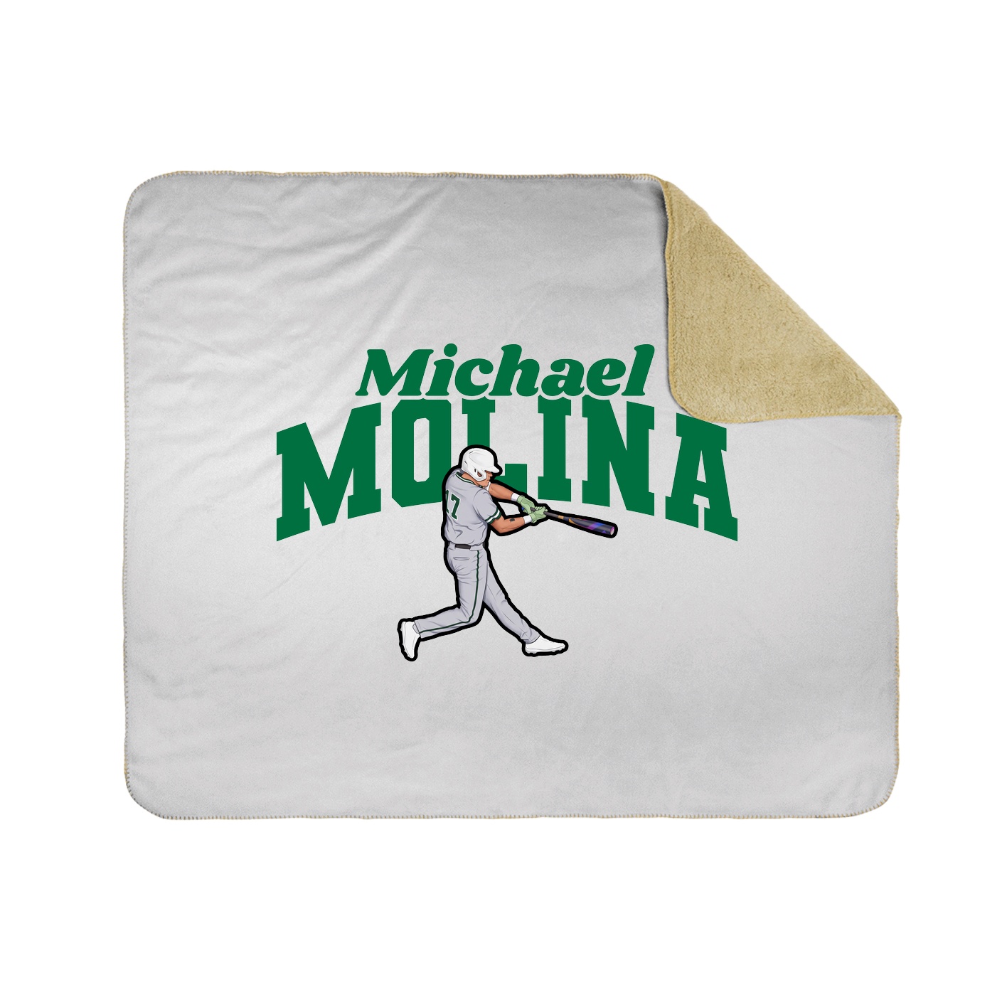 Throw Blanket — Signature Arch in White