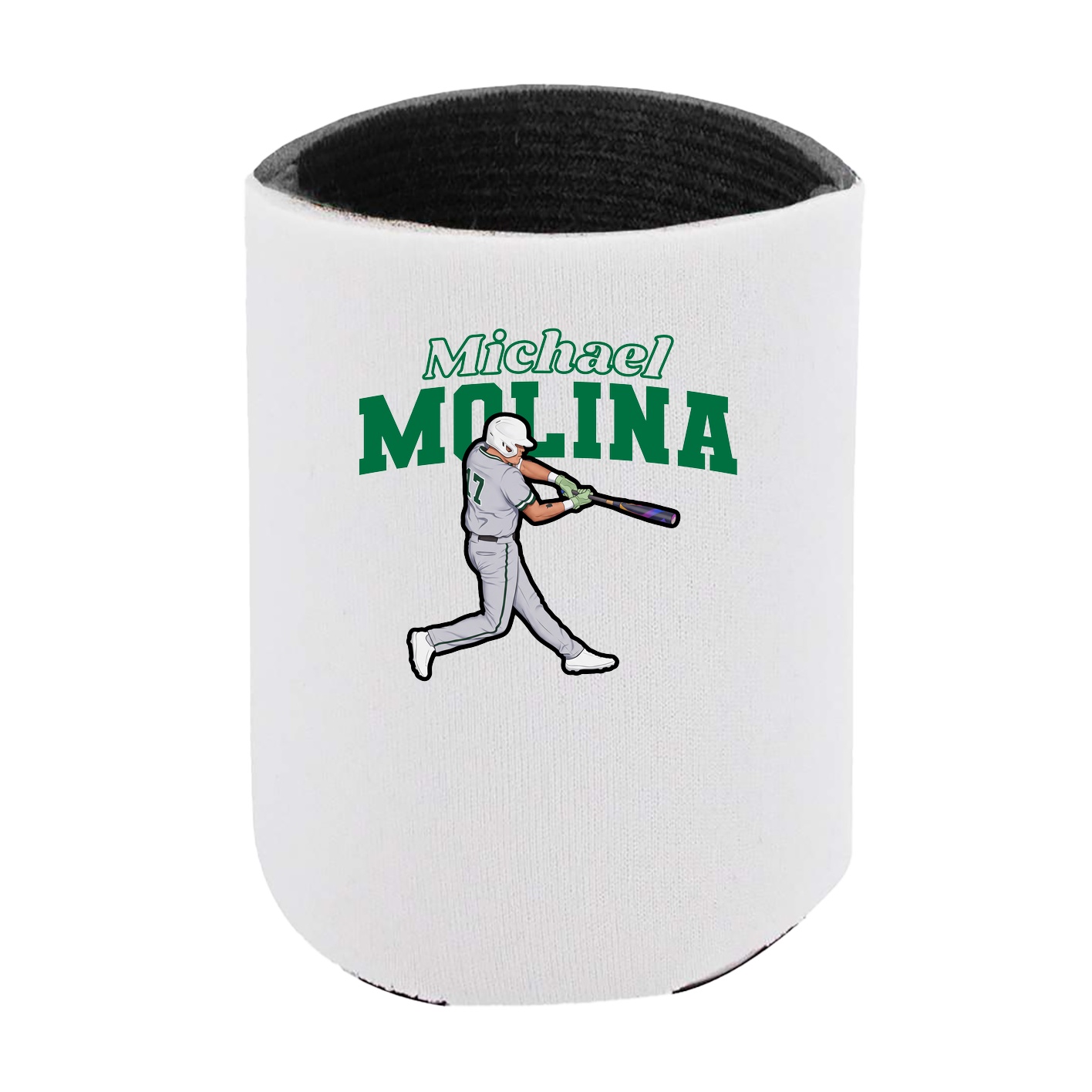 Can Holder — Name Arch in White