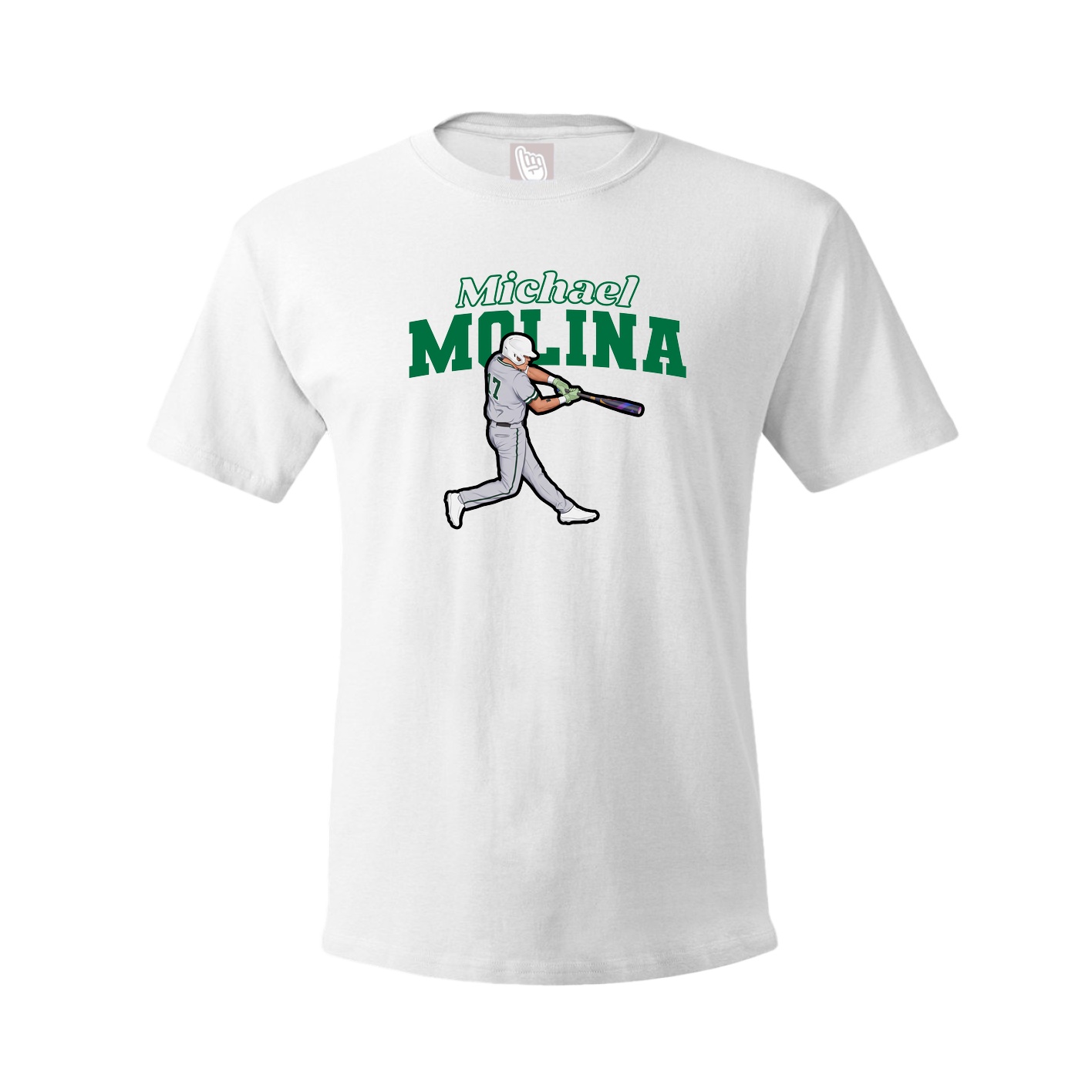Tee — Name Arch in White