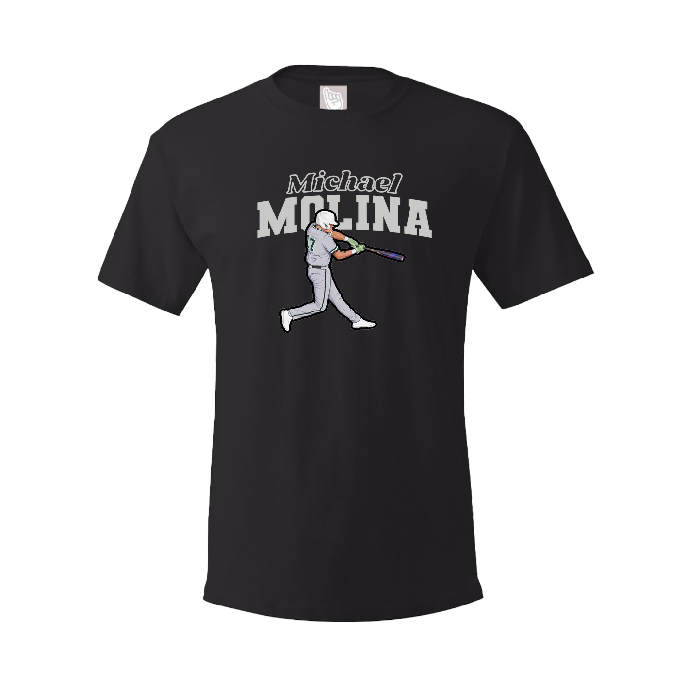 Youth Tee — Name Arch in Black