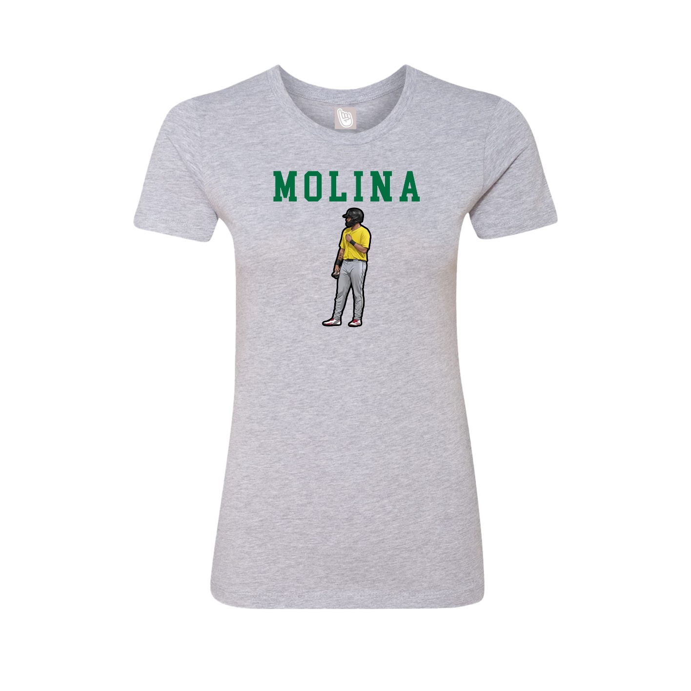 Fitted Women's Tee — Shirsey in Grey
