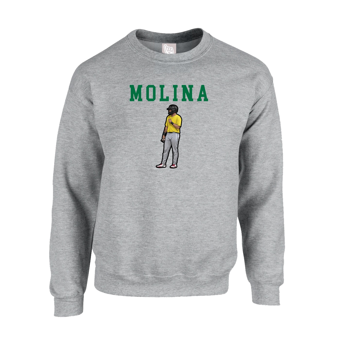 Fleece Crew — Shirsey in Grey