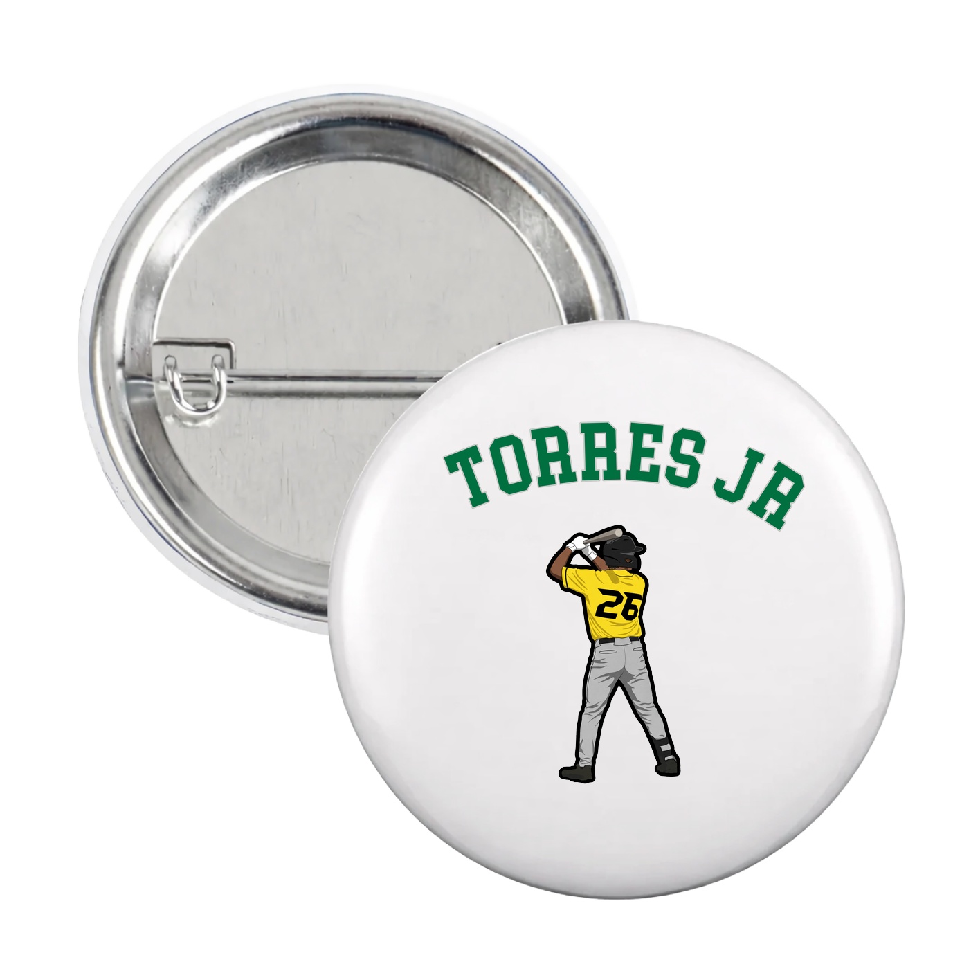 Game Day Button — Shirsey Arch in White