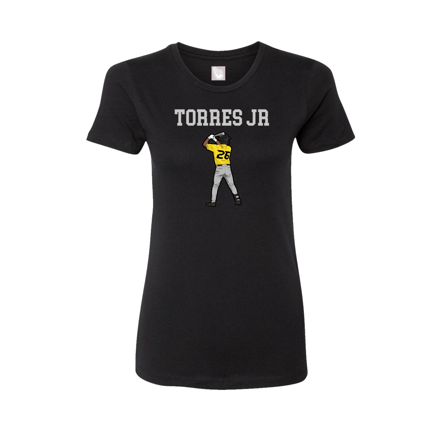 Fitted Women's Tee — Shirsey in Black