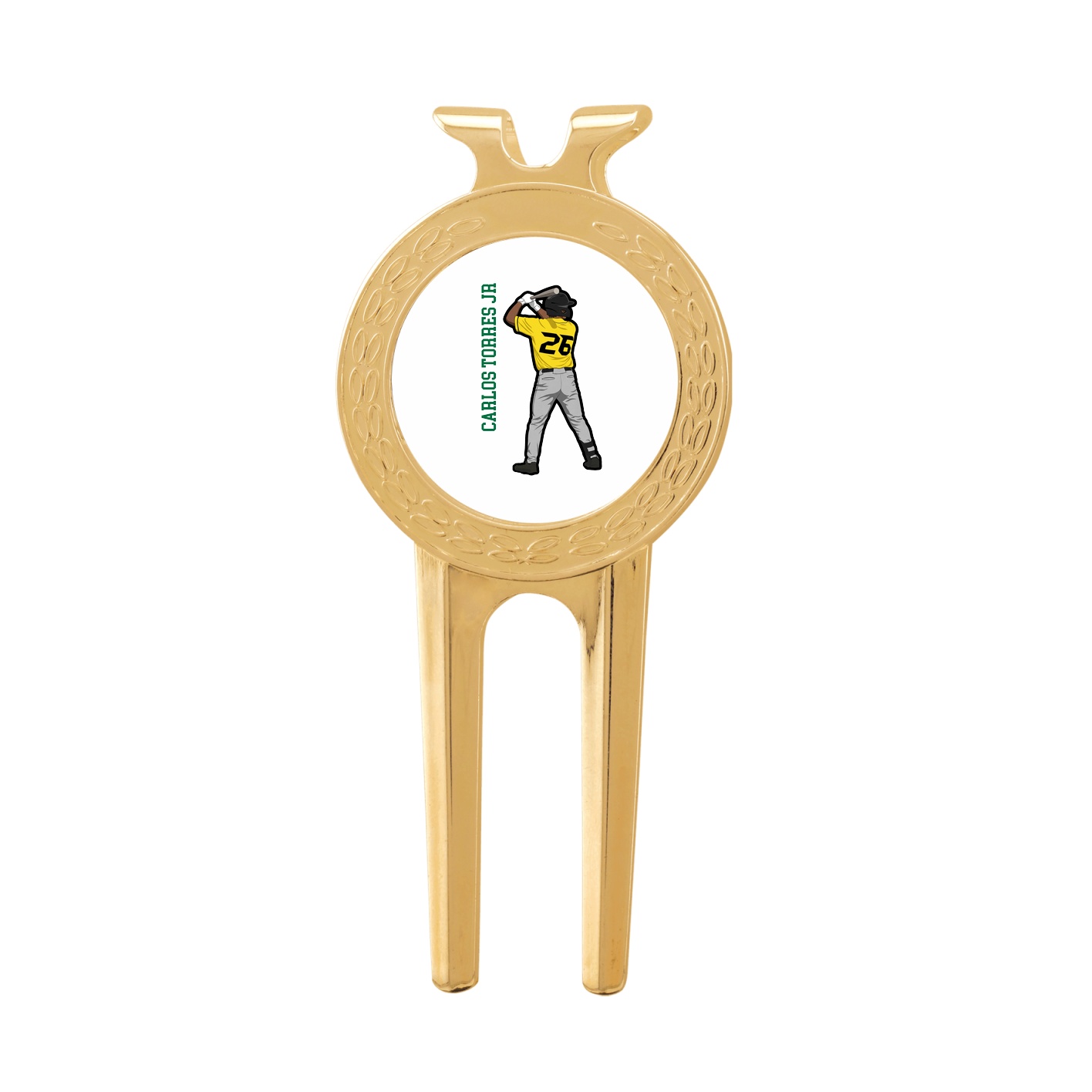 Divot Tool with Ball Marker — Name Vertical in Classic