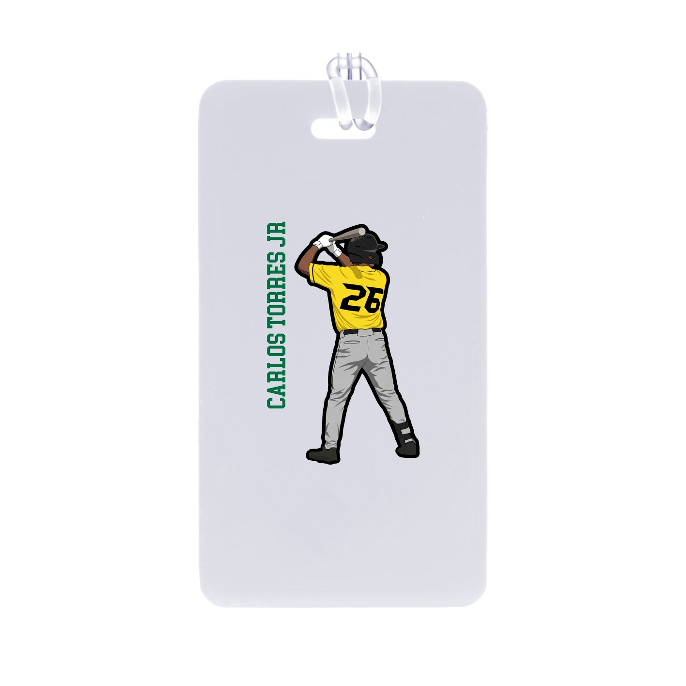 Bag Tag — Name Vertical in Classic
