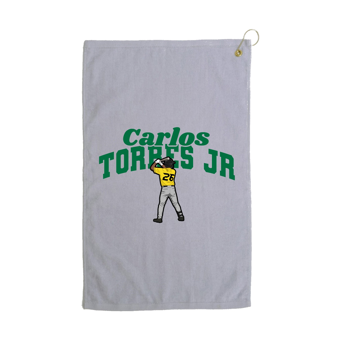 Golf Towel — Signature Arch in Grey