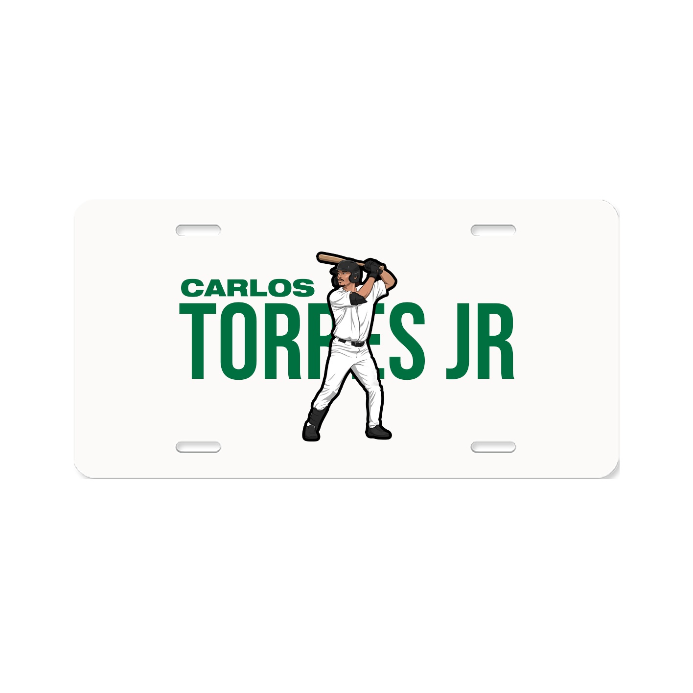 License Plate — Player Name in Classic