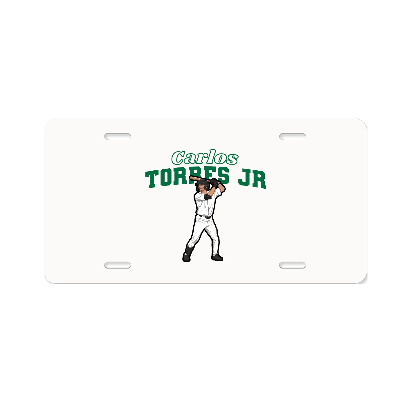 License Plate — Name Arch in Classic