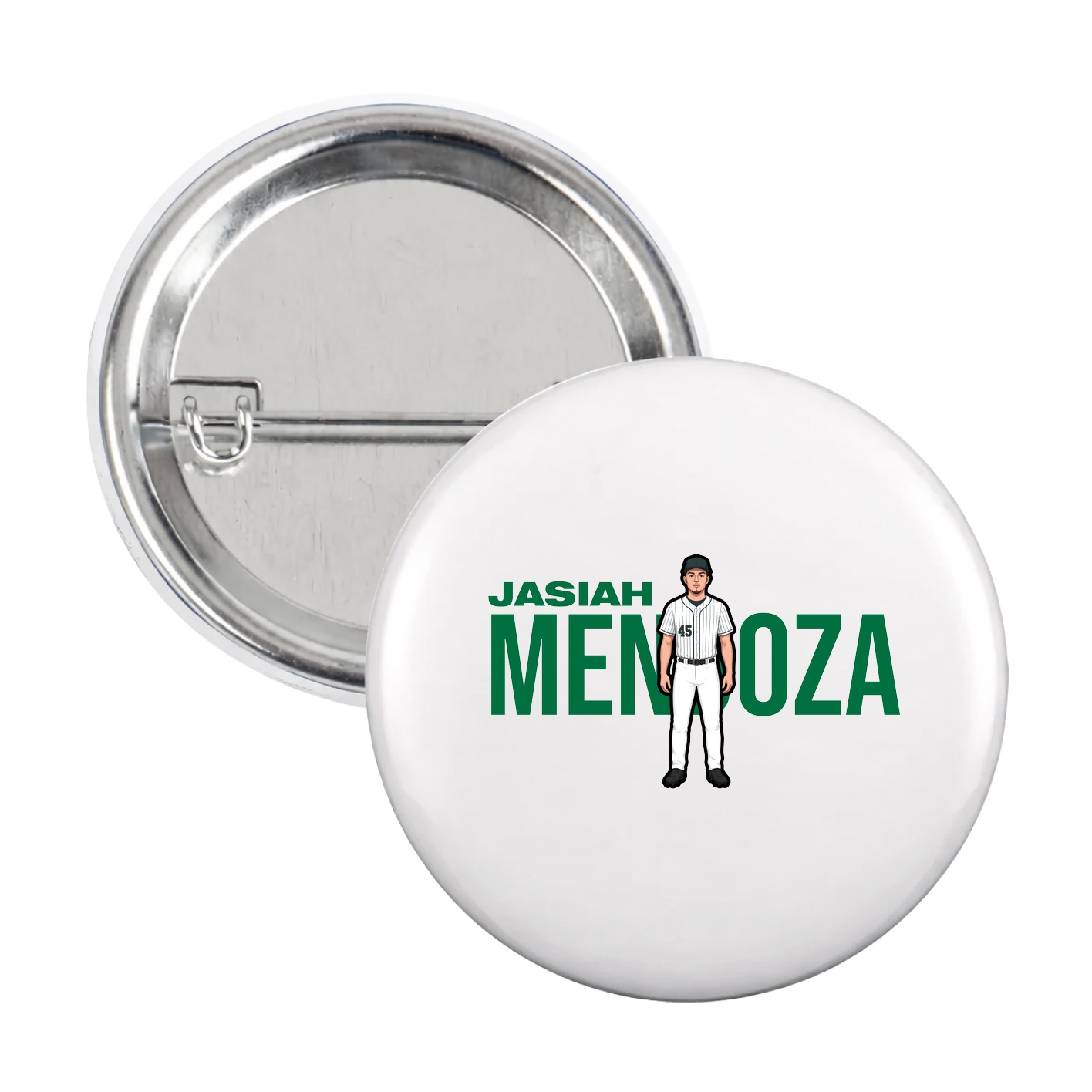 Game Day Button — Player Name in White
