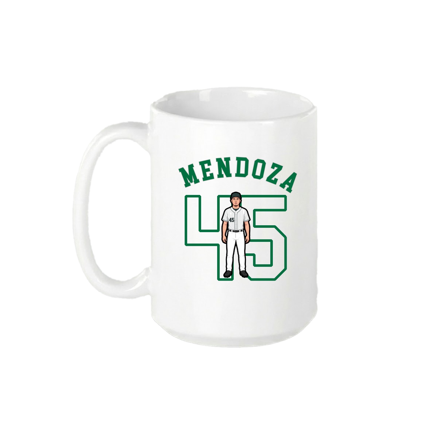 15oz Coffee Mug — Shirsey Arch in White