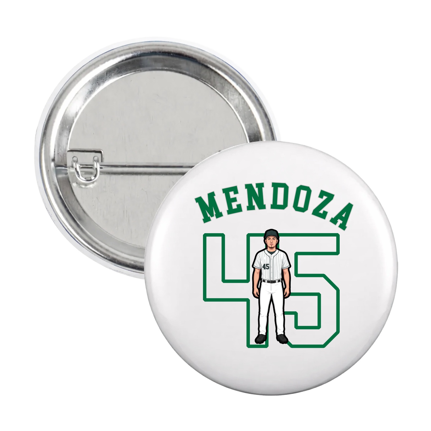Game Day Button — Shirsey Arch in White