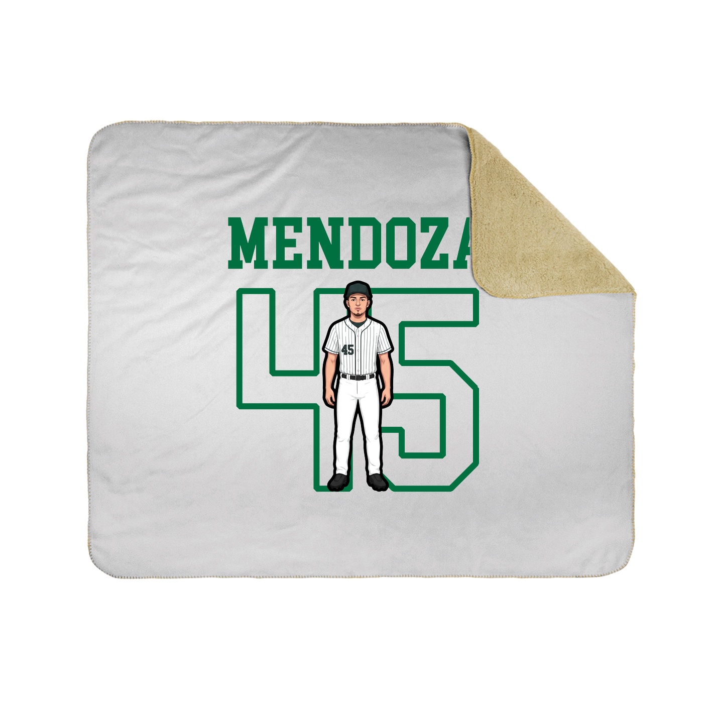 Throw Blanket — Shirsey in White