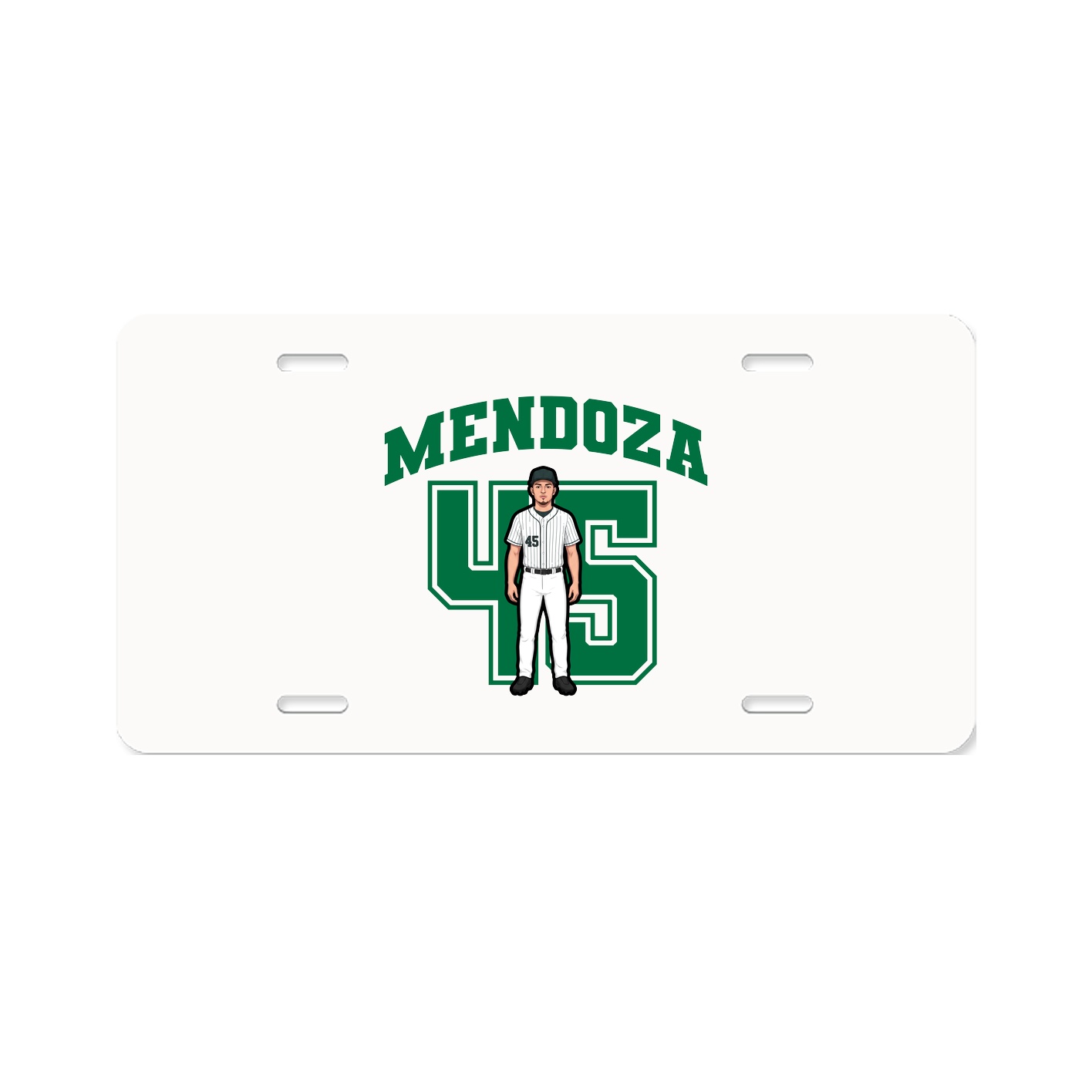 License Plate — Number in Classic