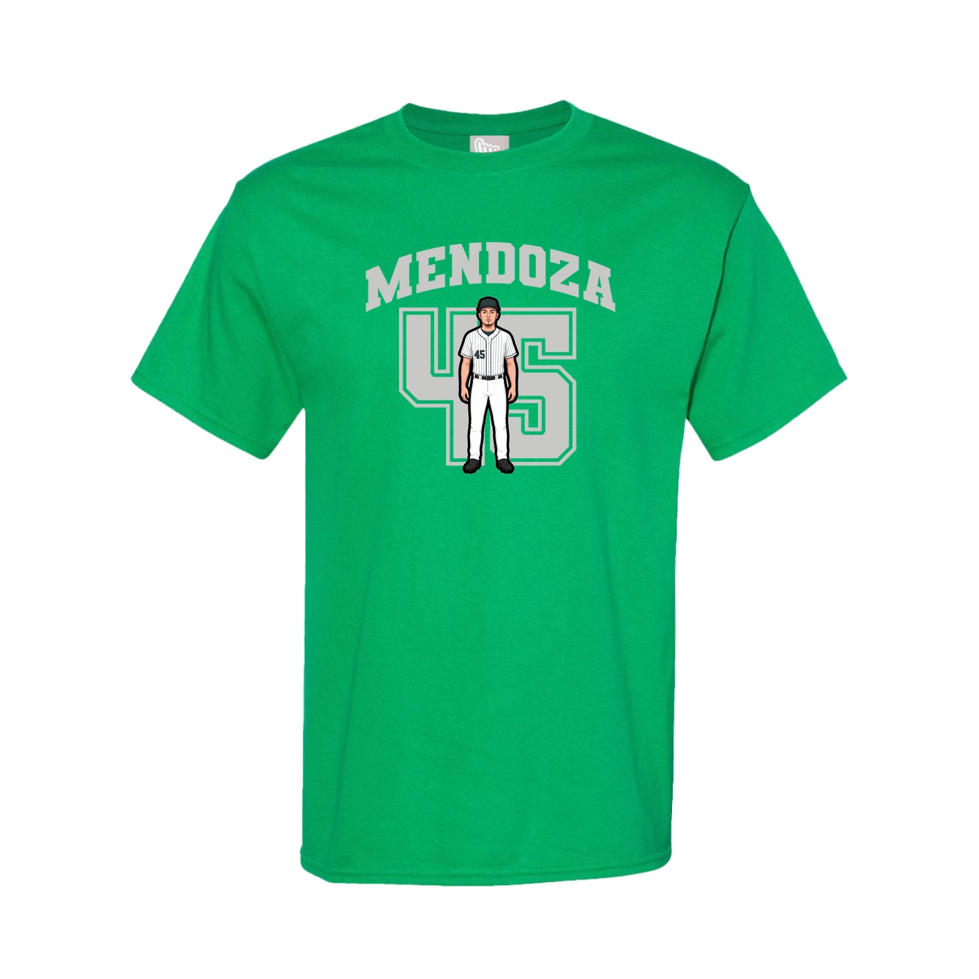 Youth Tee — Number in Green