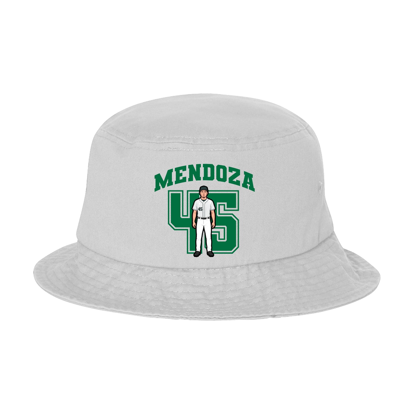Bucket Cap — Number in White