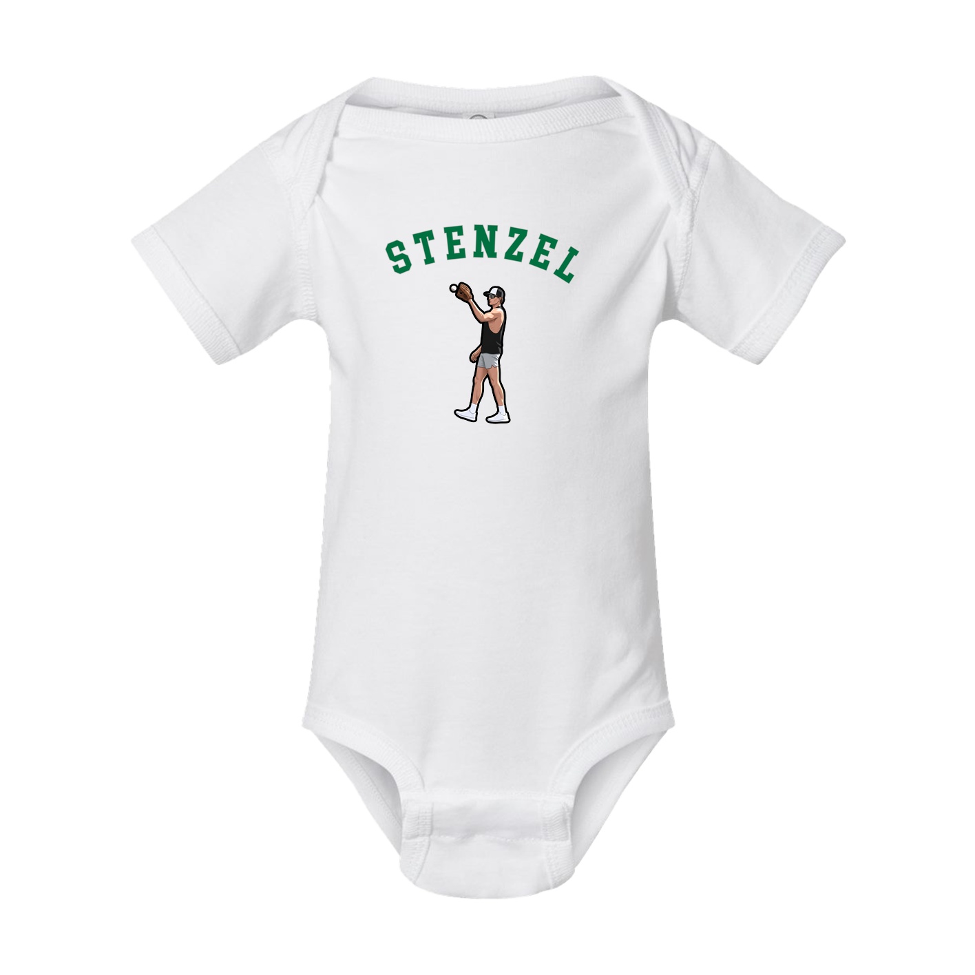 Baby Onesie — Shirsey Arch in White
