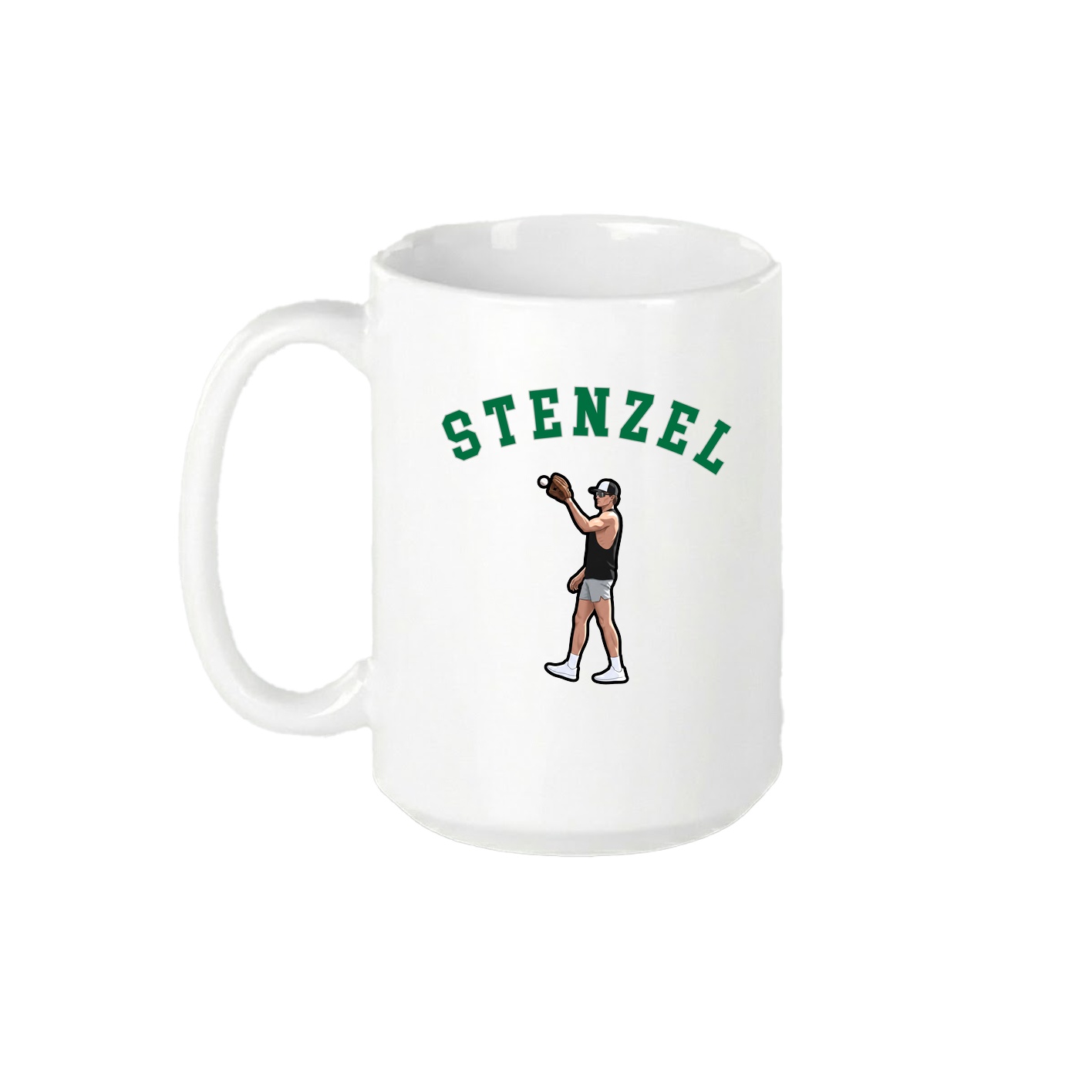 15oz Coffee Mug — Shirsey Arch in White