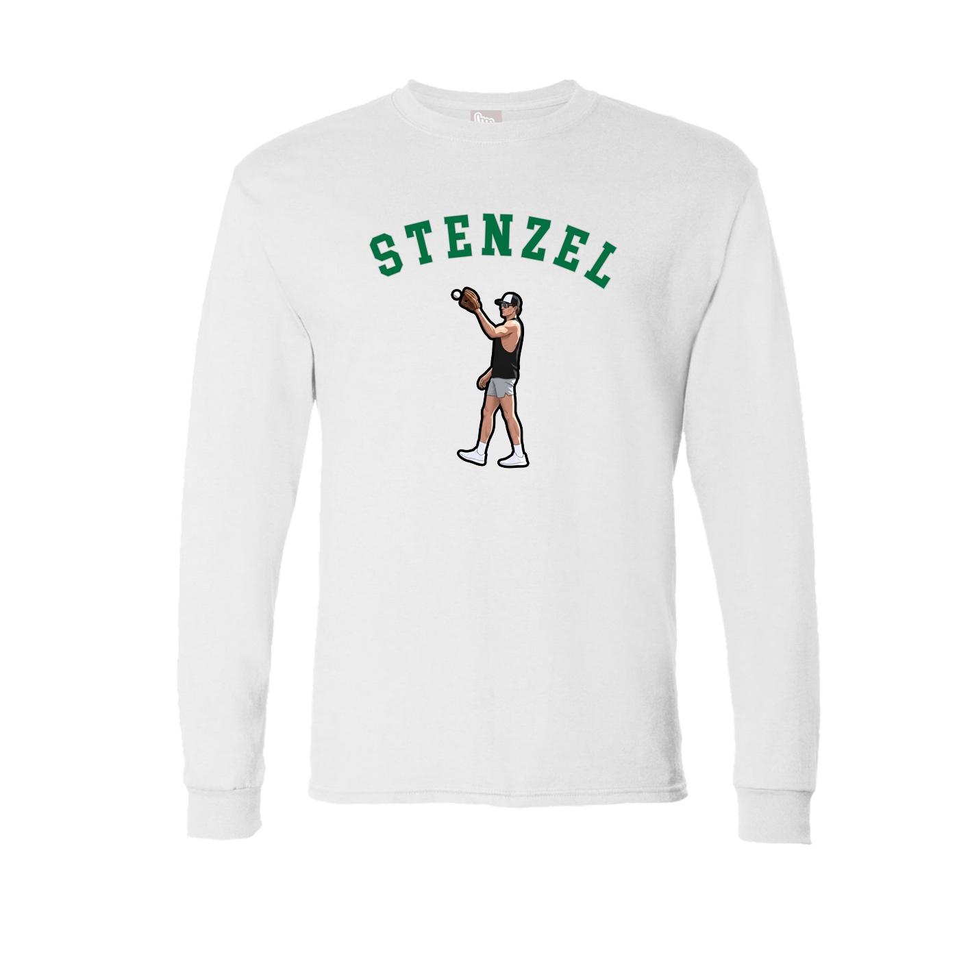 Long Sleeve Tee — Shirsey Arch in White