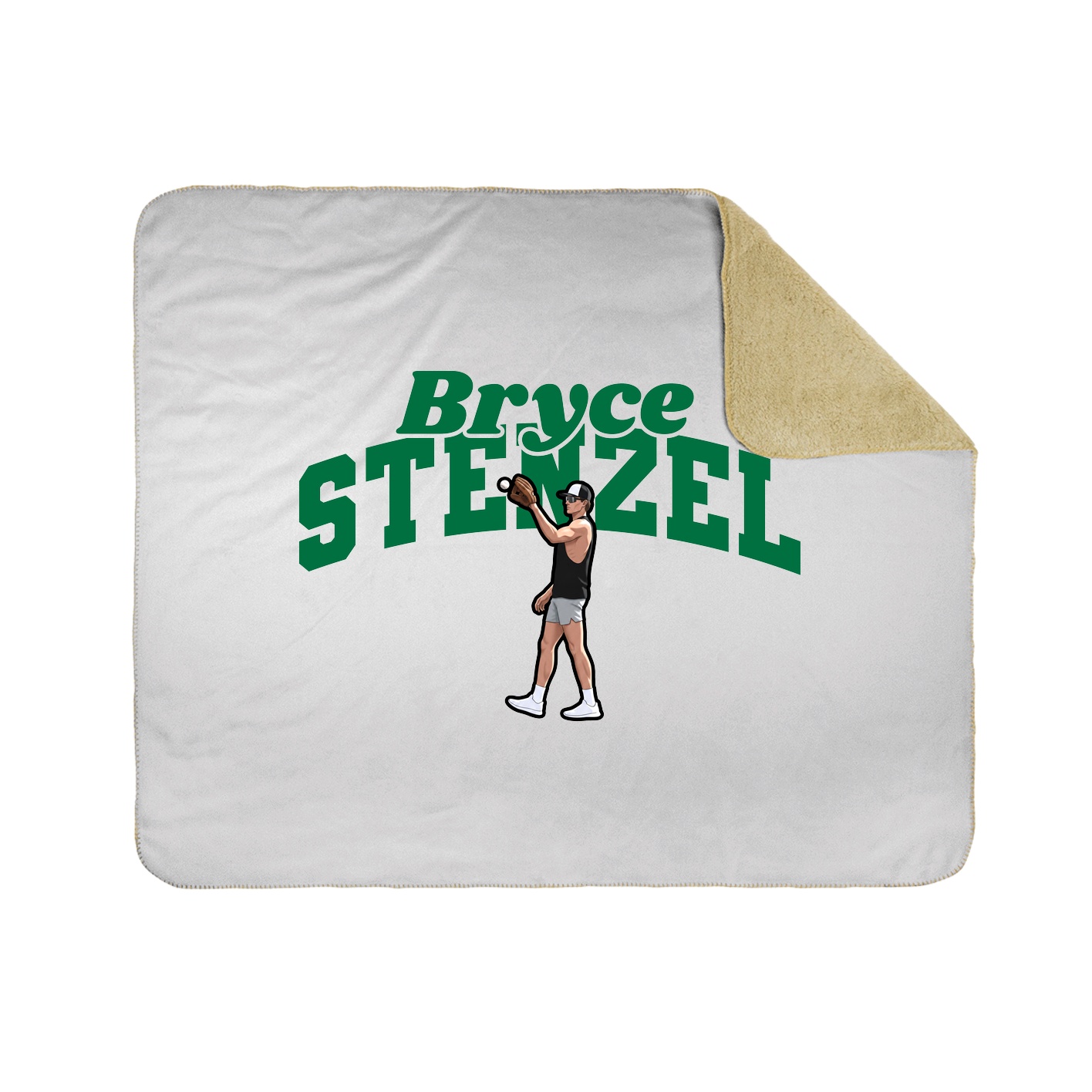 Throw Blanket — Signature Arch in White