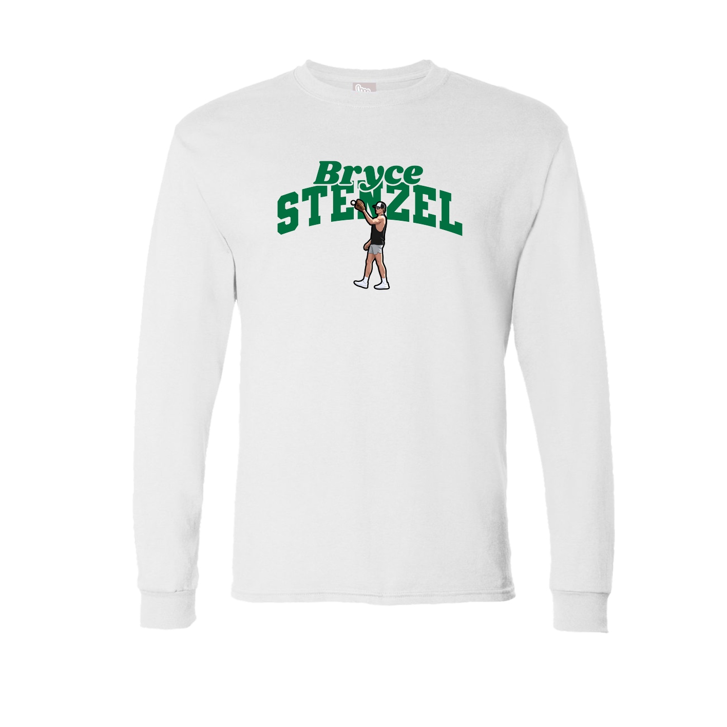 Long Sleeve Tee — Signature Arch in White