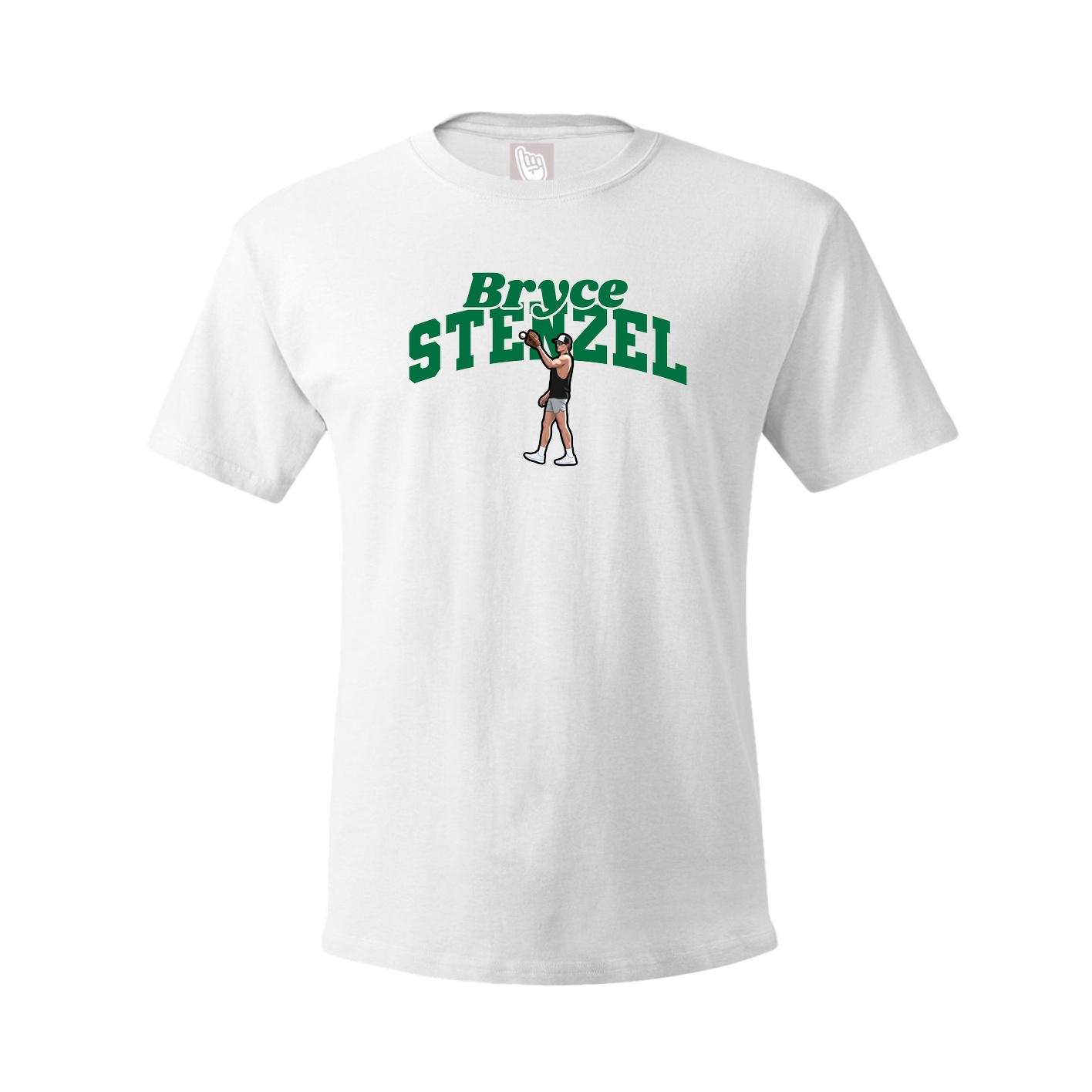 Youth Tee — Signature Arch in White