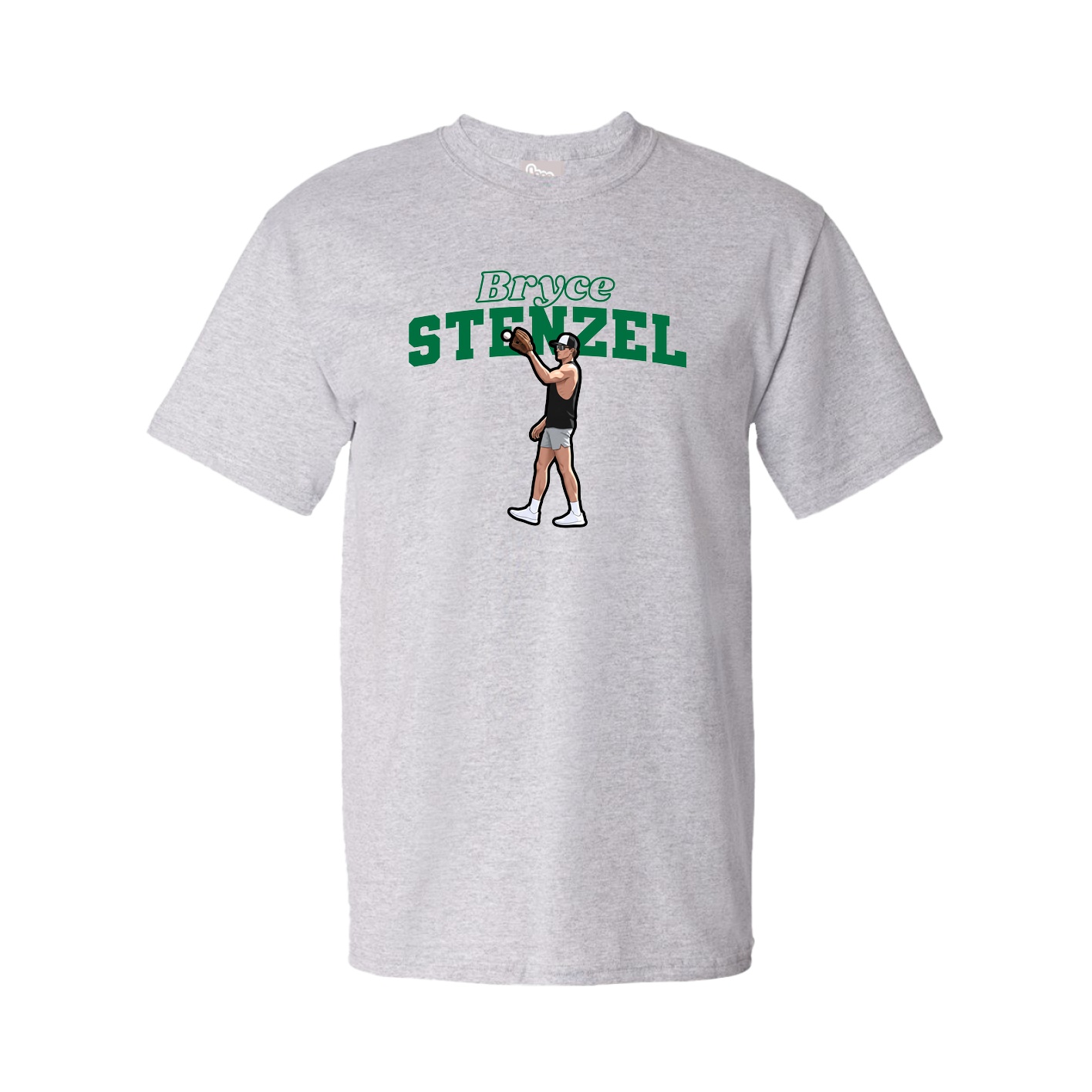 Tee — Name Arch in Grey