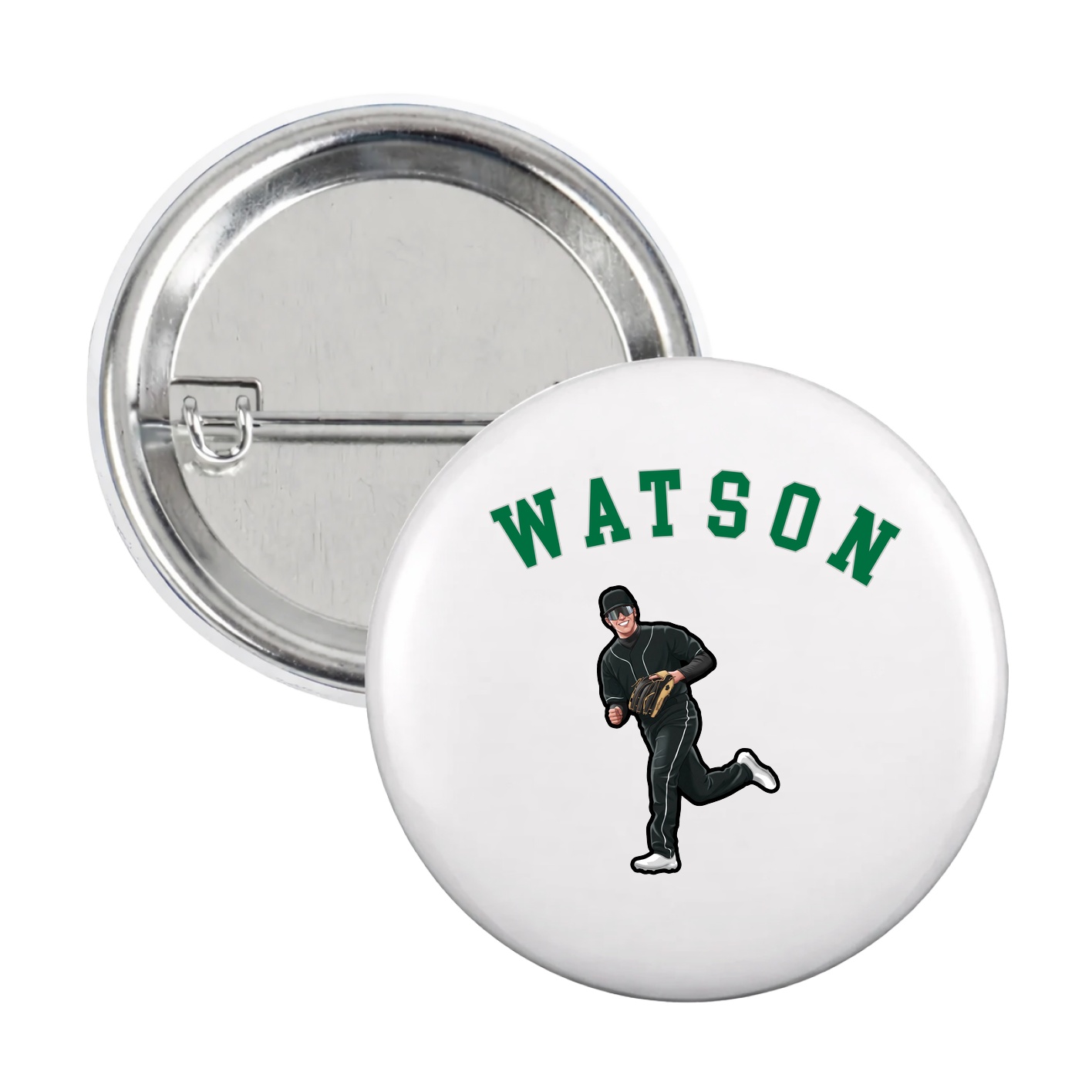 Game Day Button — Shirsey Arch in White