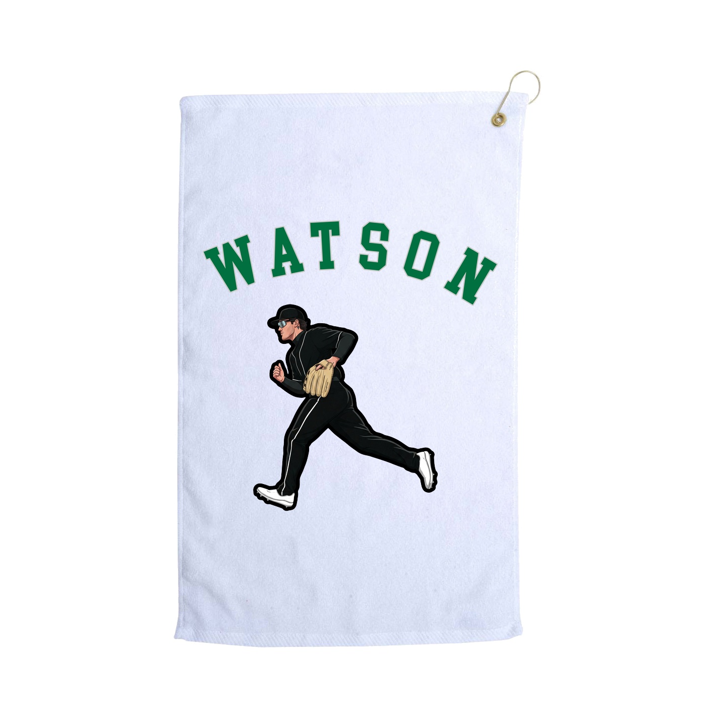 Golf Towel — Shirsey Arch in White