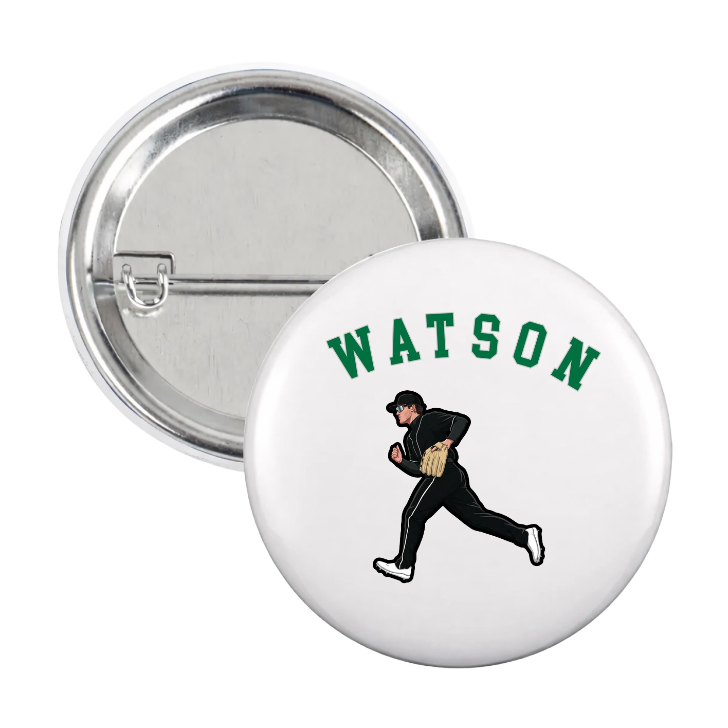 Game Day Button — Shirsey Arch in White