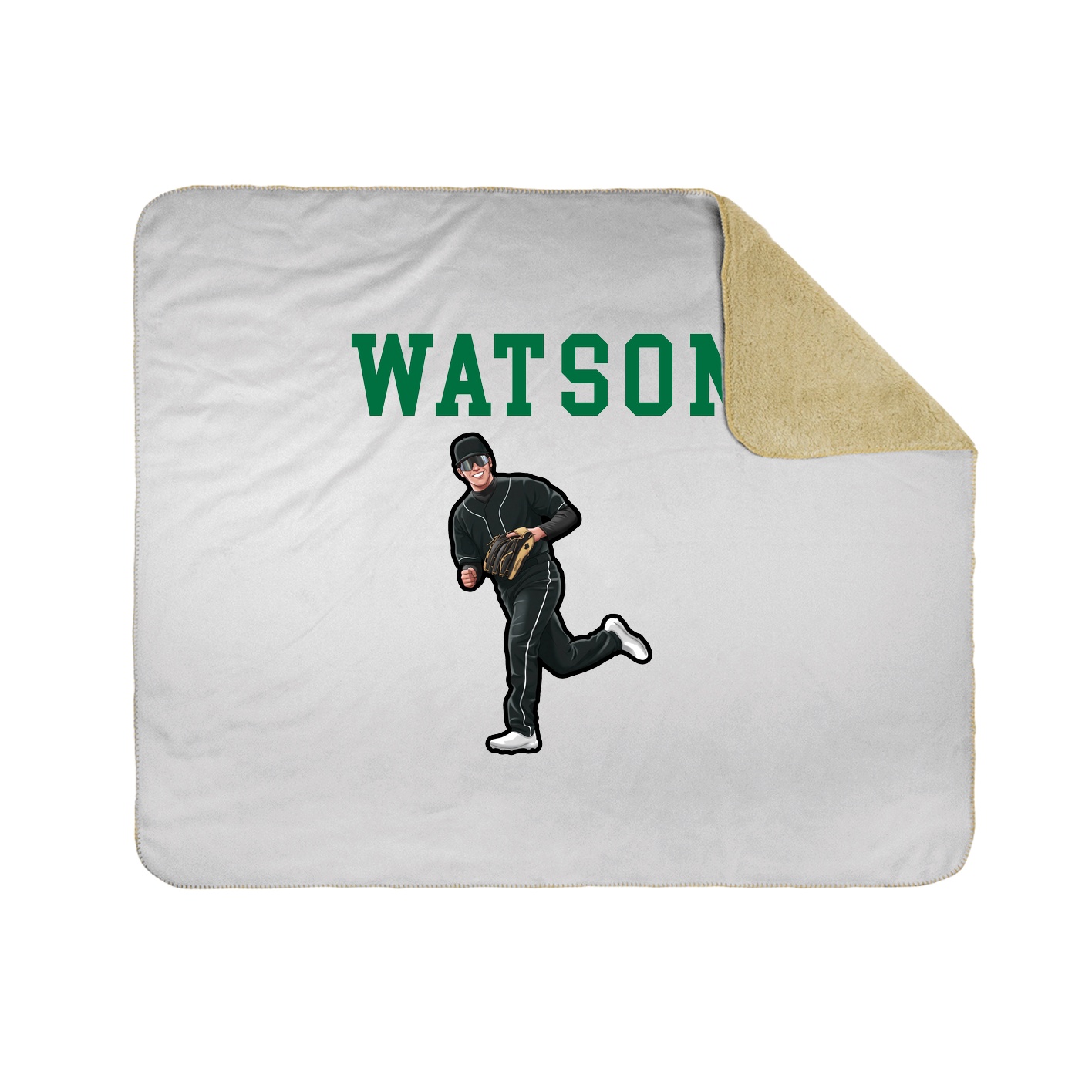 Throw Blanket — Shirsey in White
