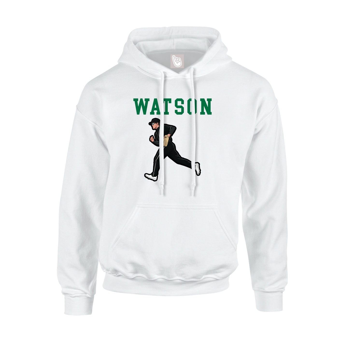 Hoodie — Shirsey in White