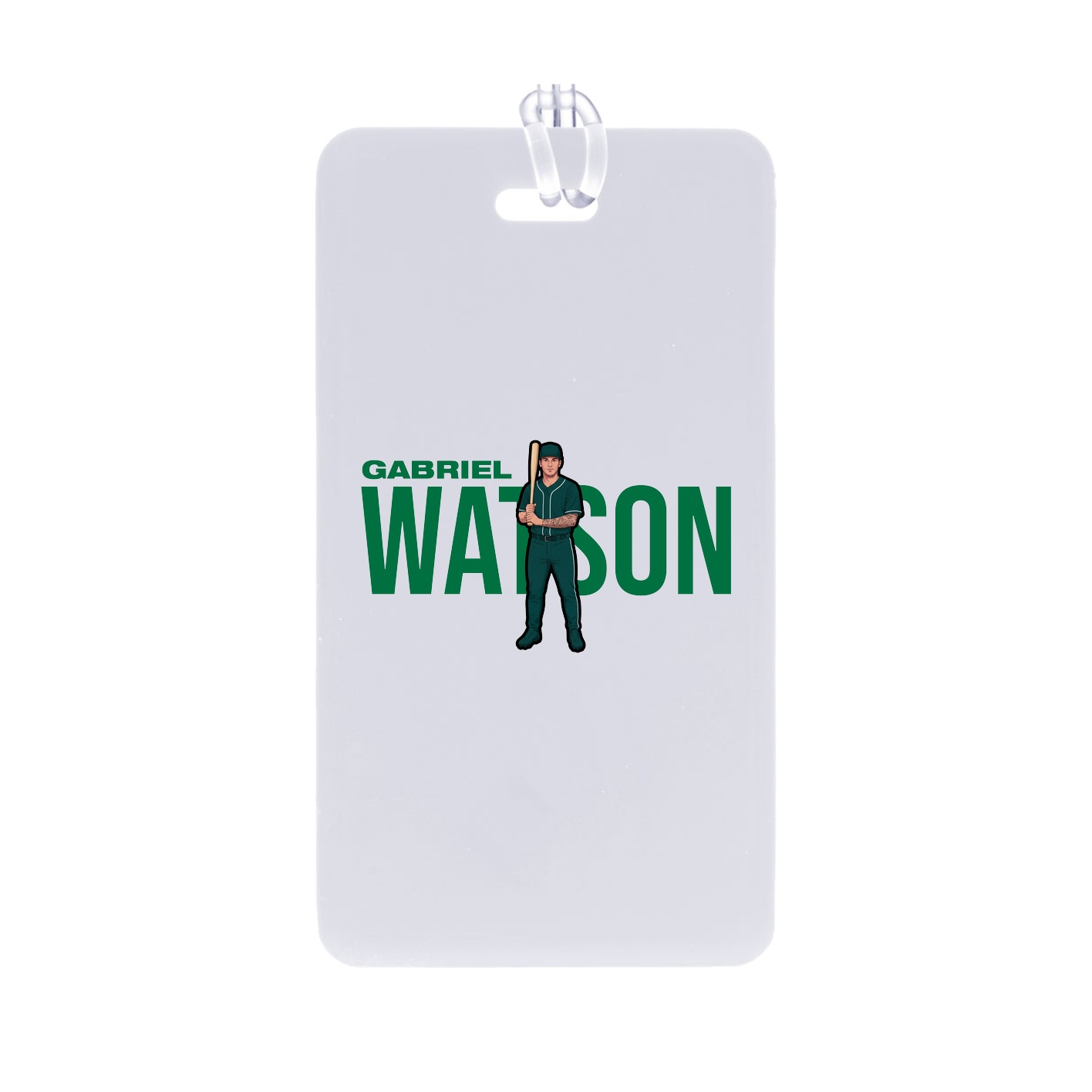 Bag Tag — Player Name in Classic