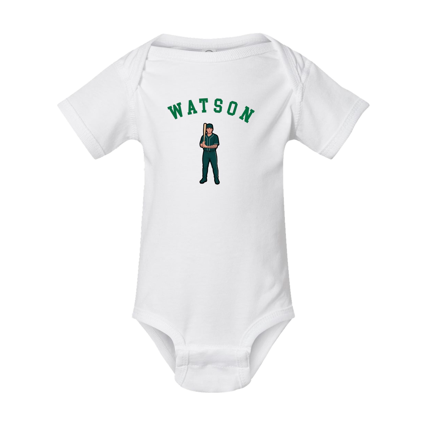 Baby Onesie — Shirsey Arch in White
